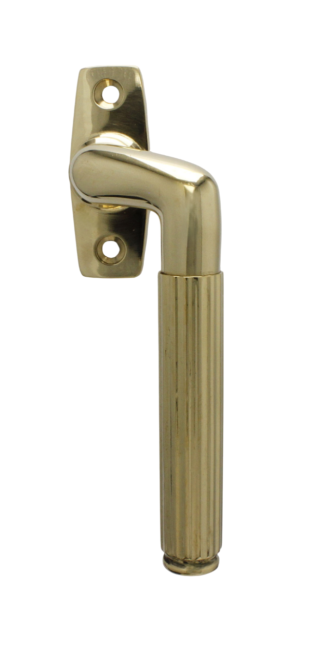 Vinduesgreb Rex, poleret blank messing uden lak • KYNER & Co