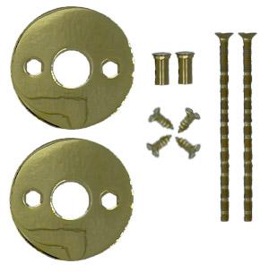 Rosetter 1980, poleret messing uden lak • KYNER & Co