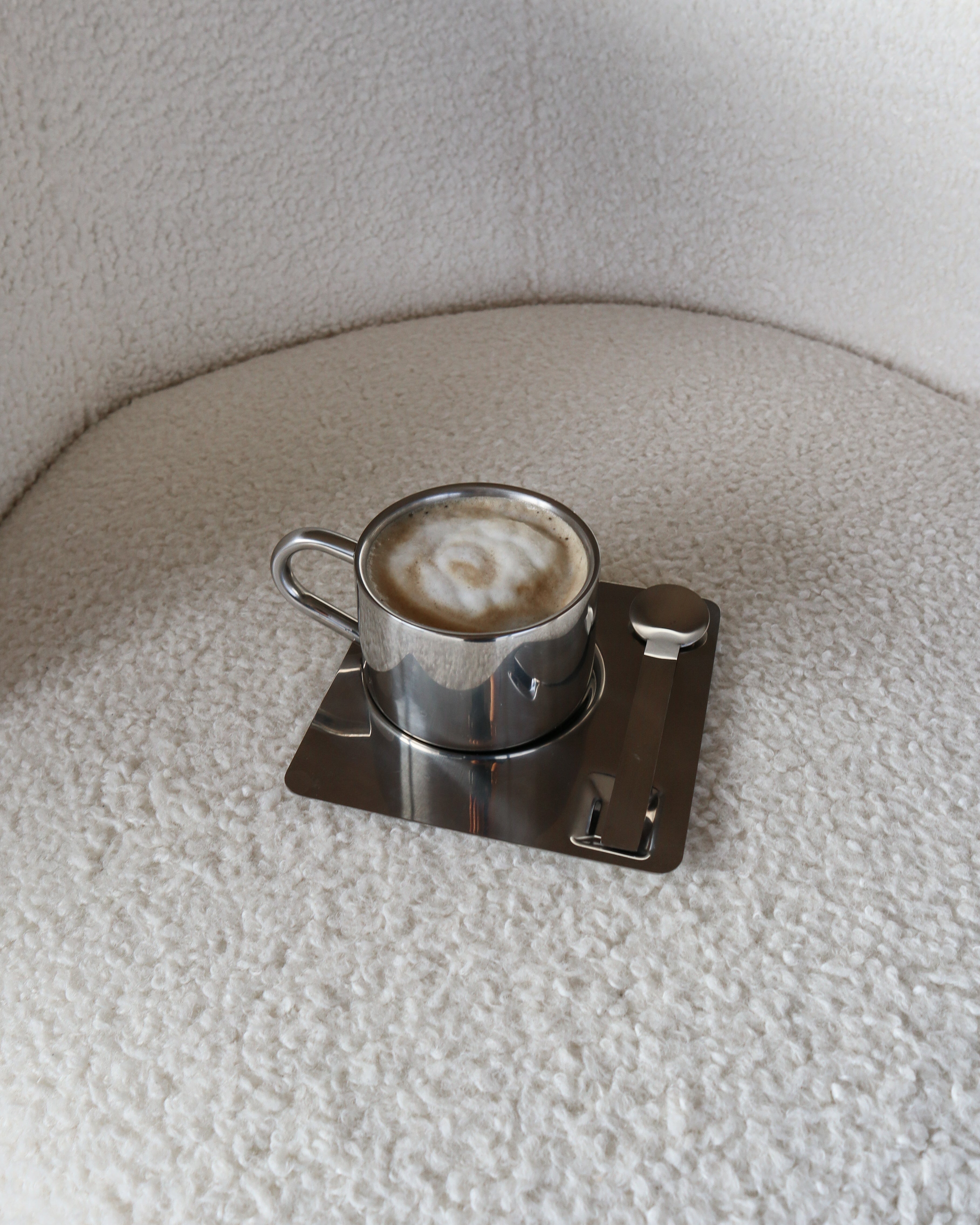 Kaffesæt Cappuccino TRIO rustfrit stål • NICHBA