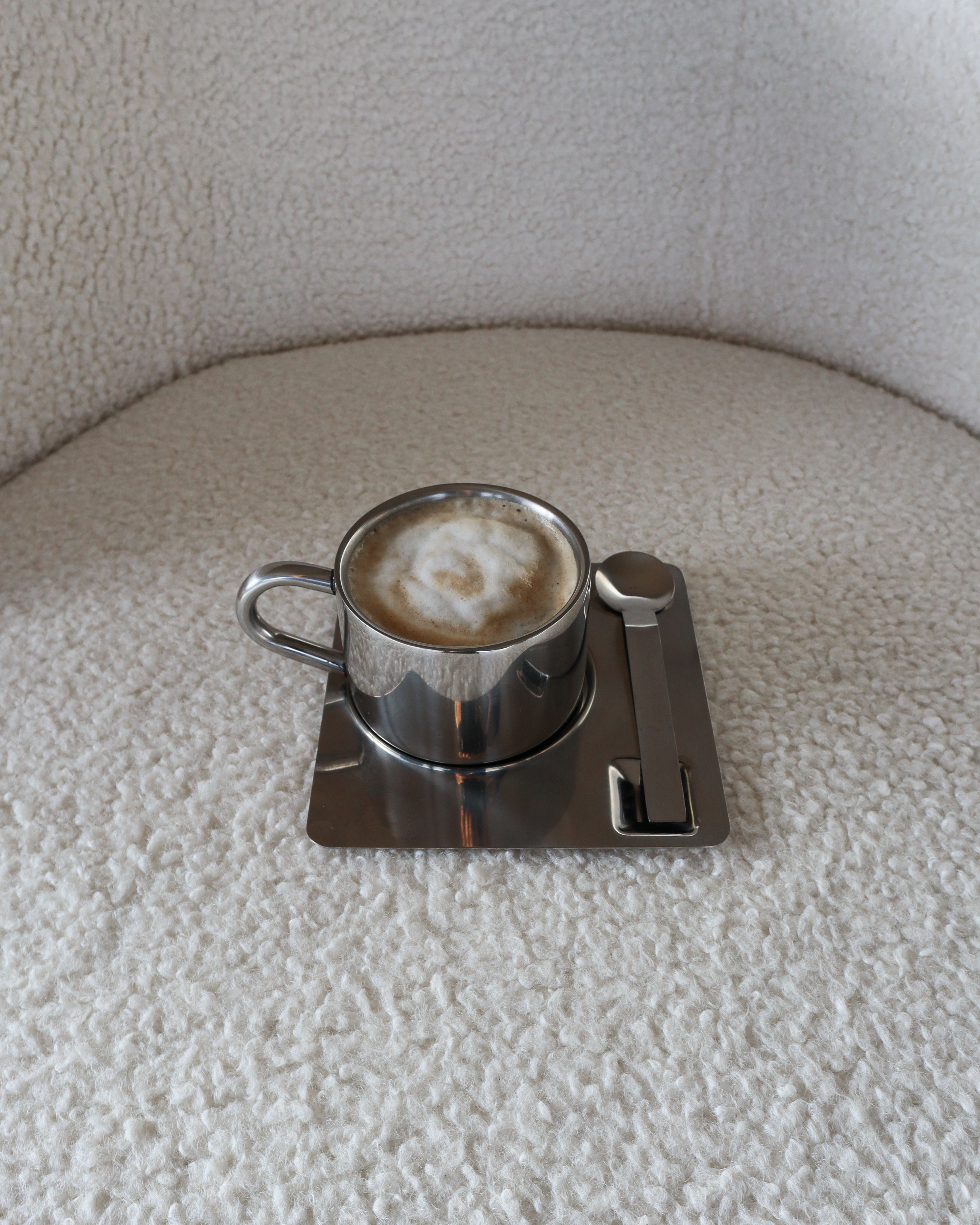 Kaffesæt Cappuccino TRIO rustfrit stål • NICHBA