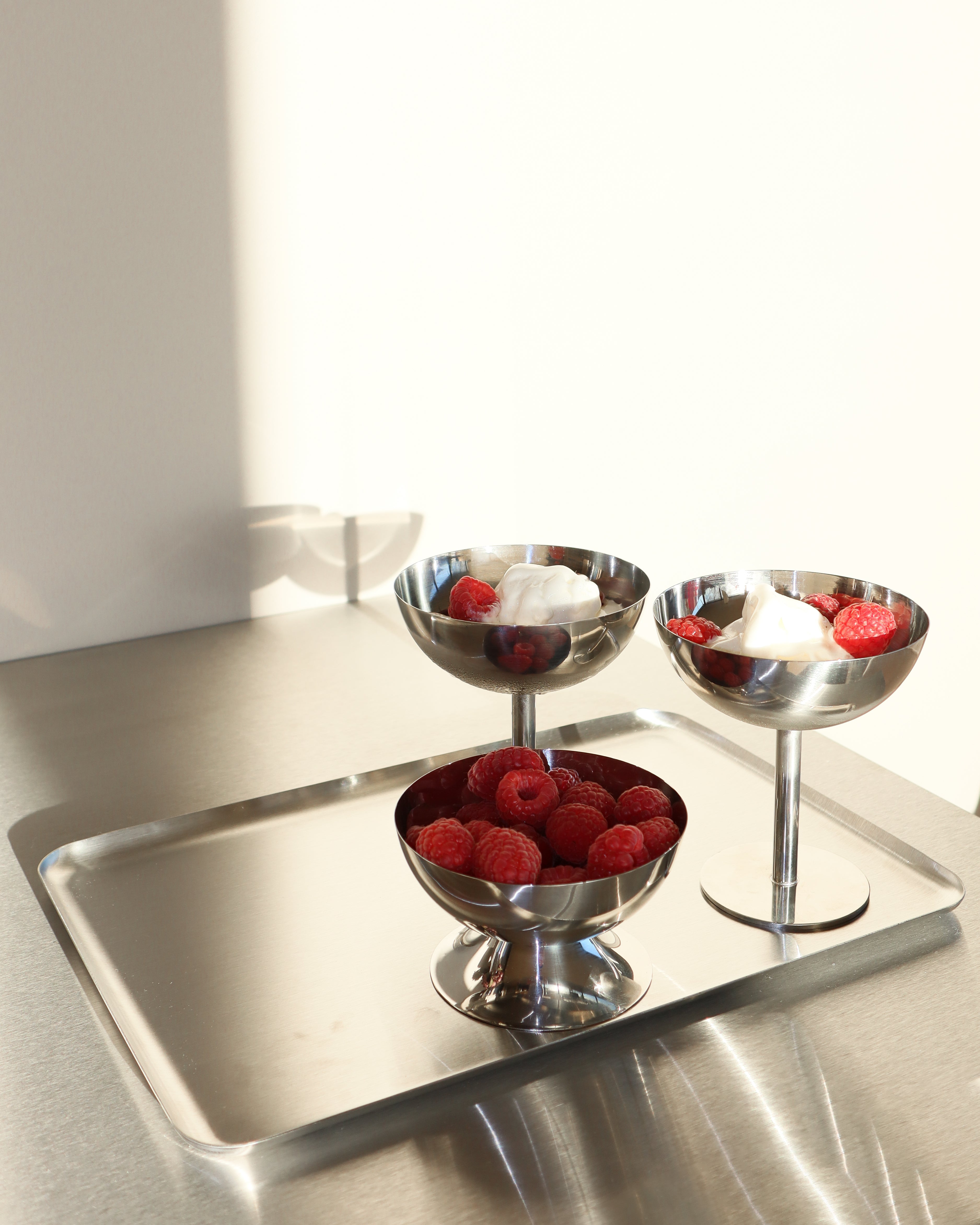 Isbæger i rustfrit stål, lavt • NICHBA