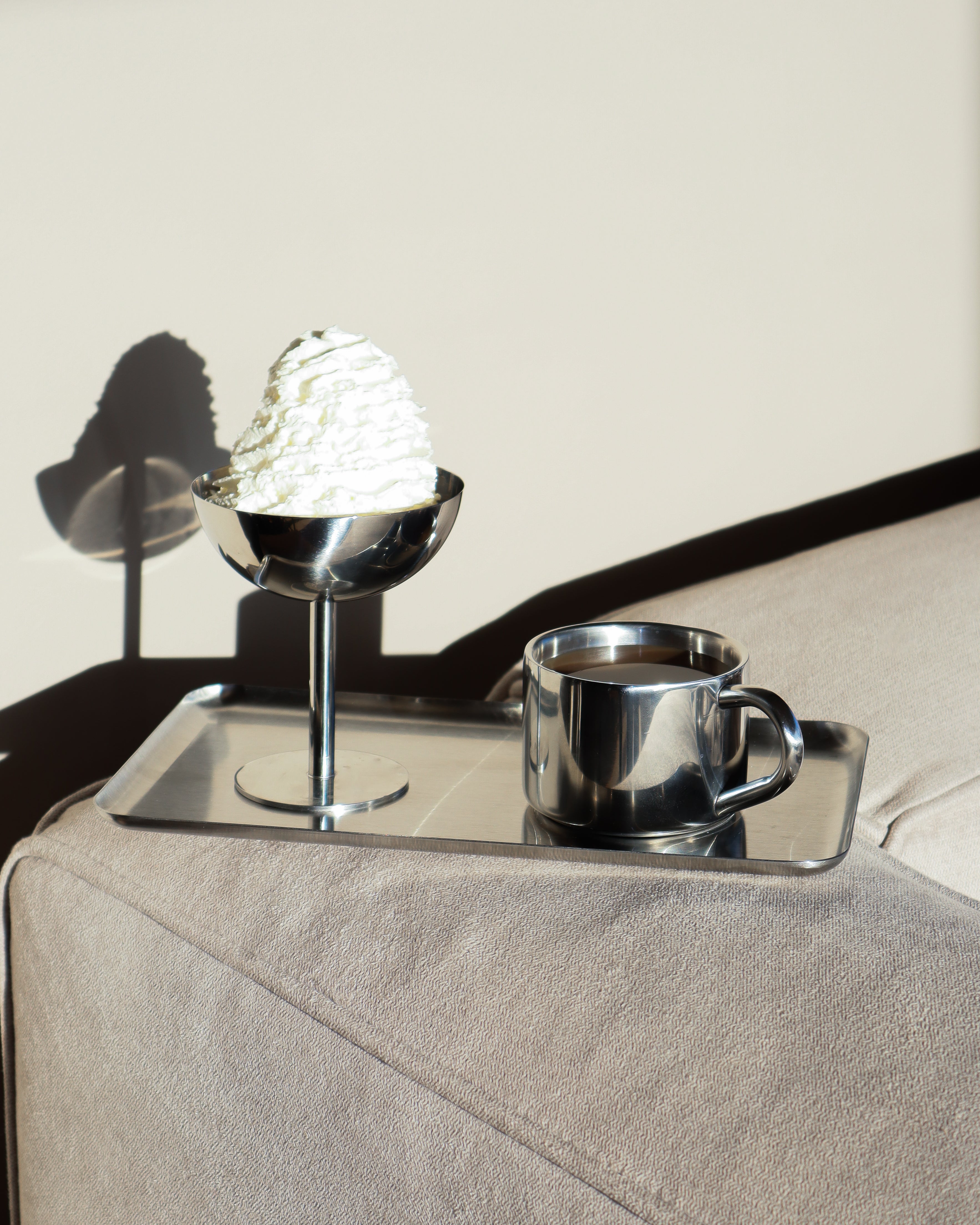 Kaffesæt Cappuccino TRIO rustfrit stål • NICHBA