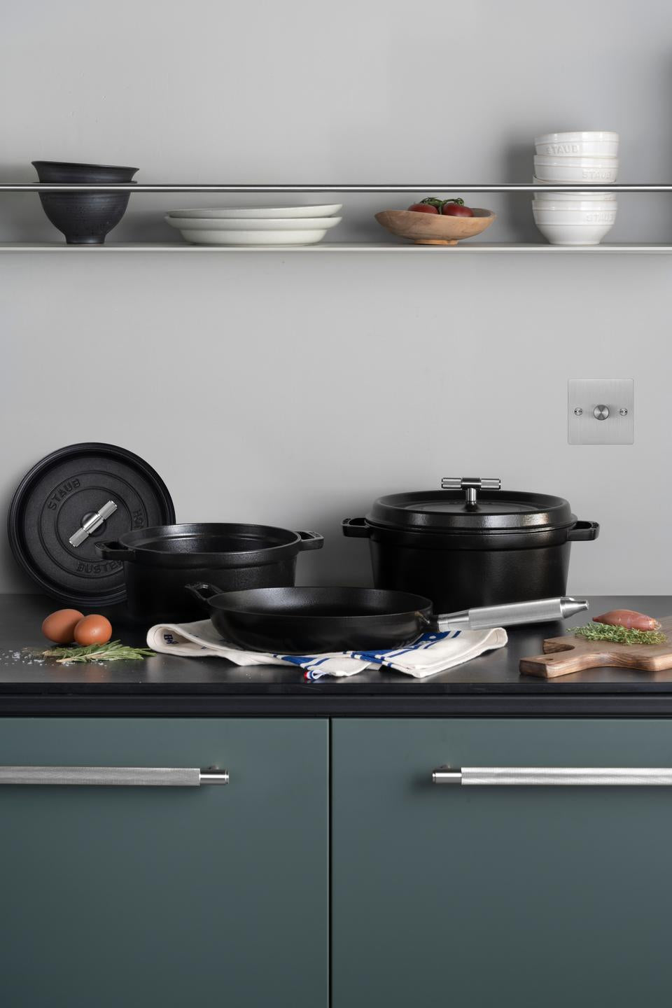 Stegepande, sort/stål • Buster + Punch