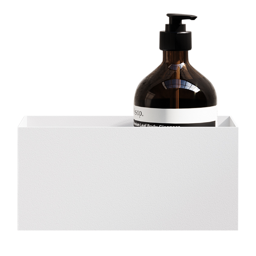 Brusehylde, hvid • NICHBA