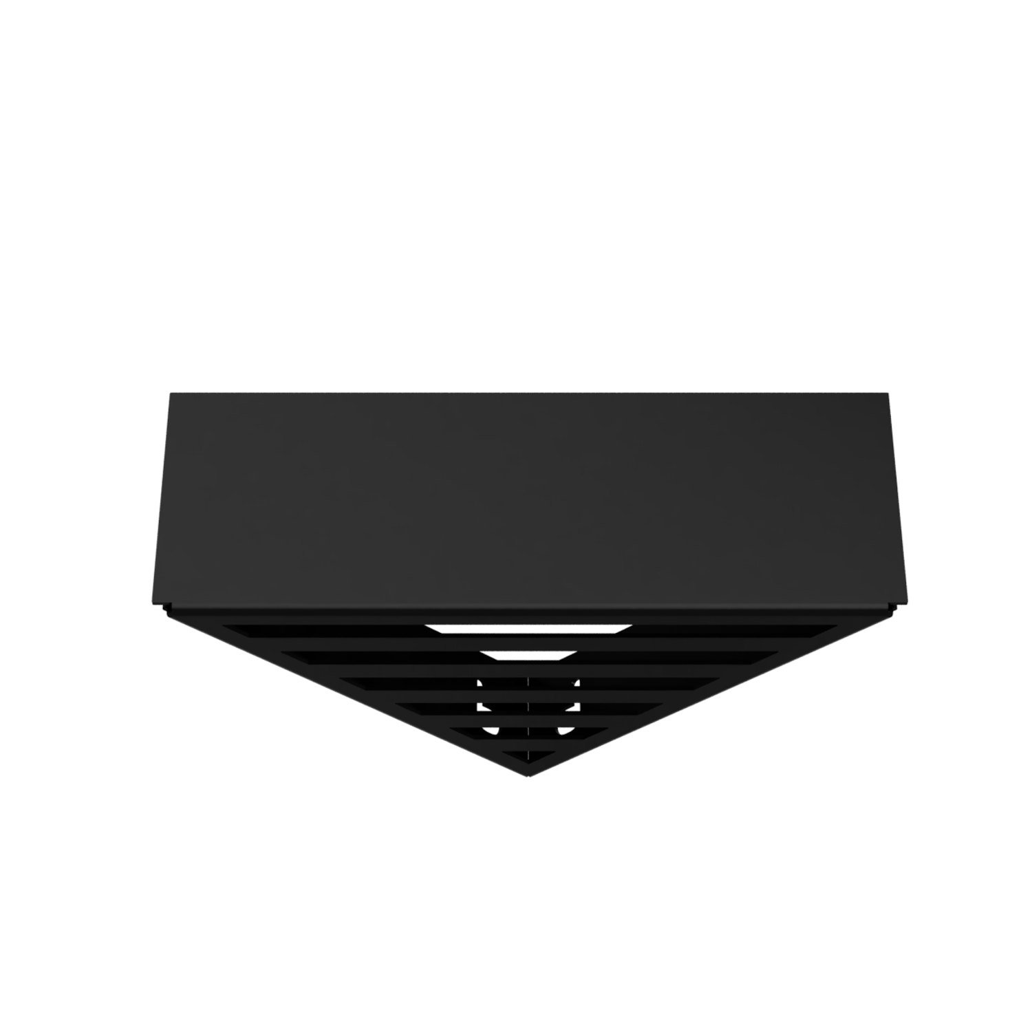 Brusehylde hjørne, sort • NICHBA