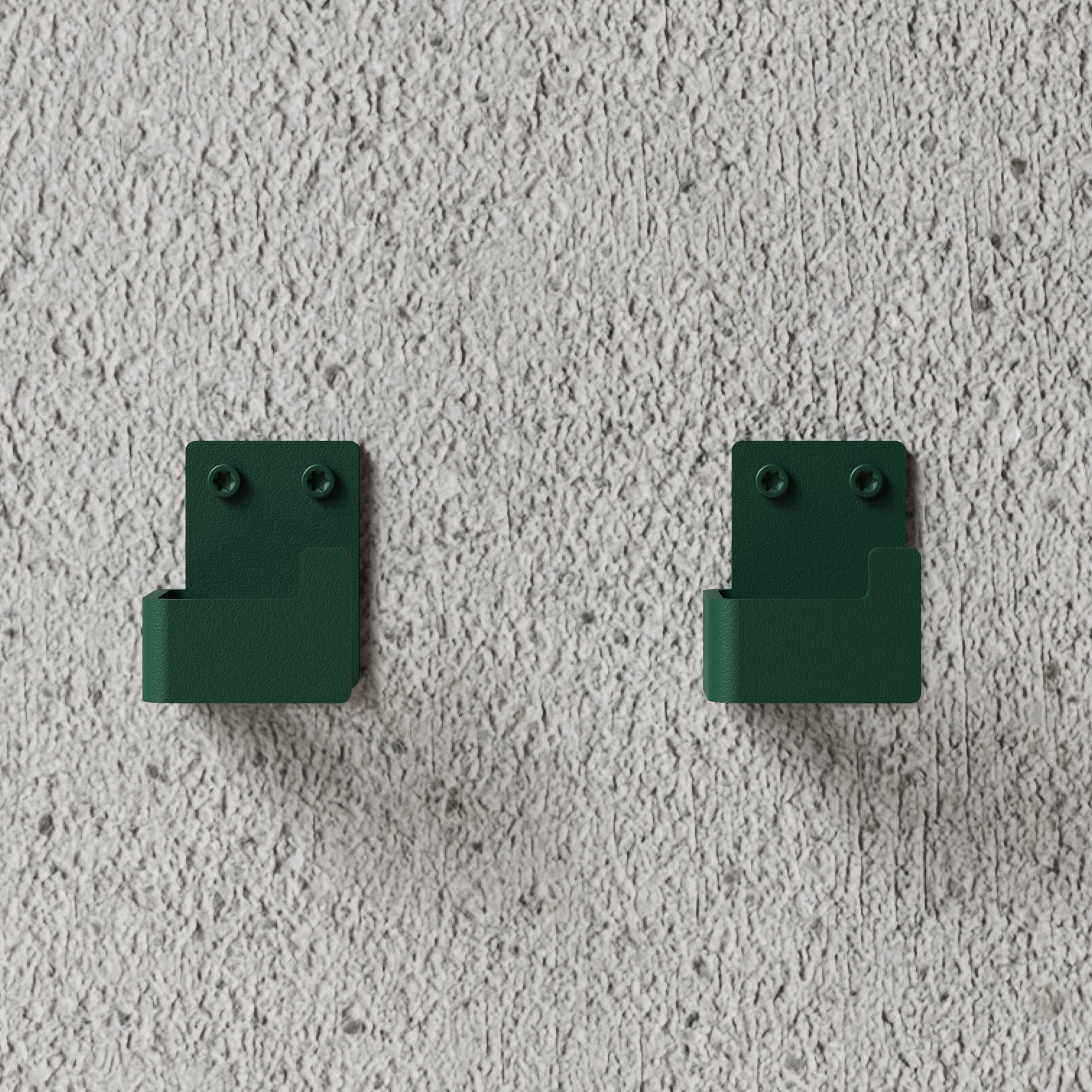 Badeværelsesknage, grøn (2 stk.) • NICHBA