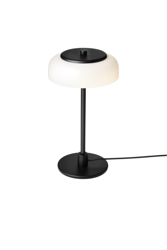 Blossi Table Small bordlampe, sort / opal • NUURA