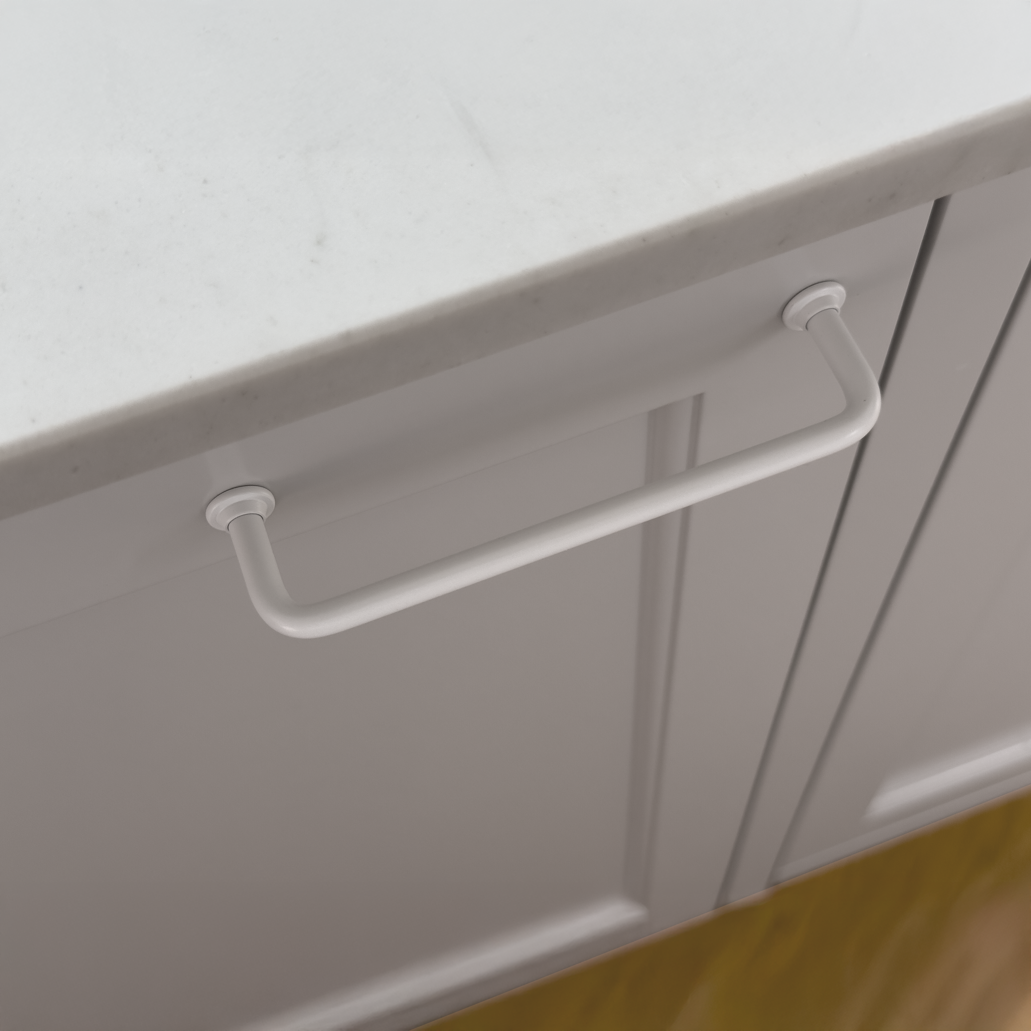 Frederiksberg • Køkkengreb, mat hvid