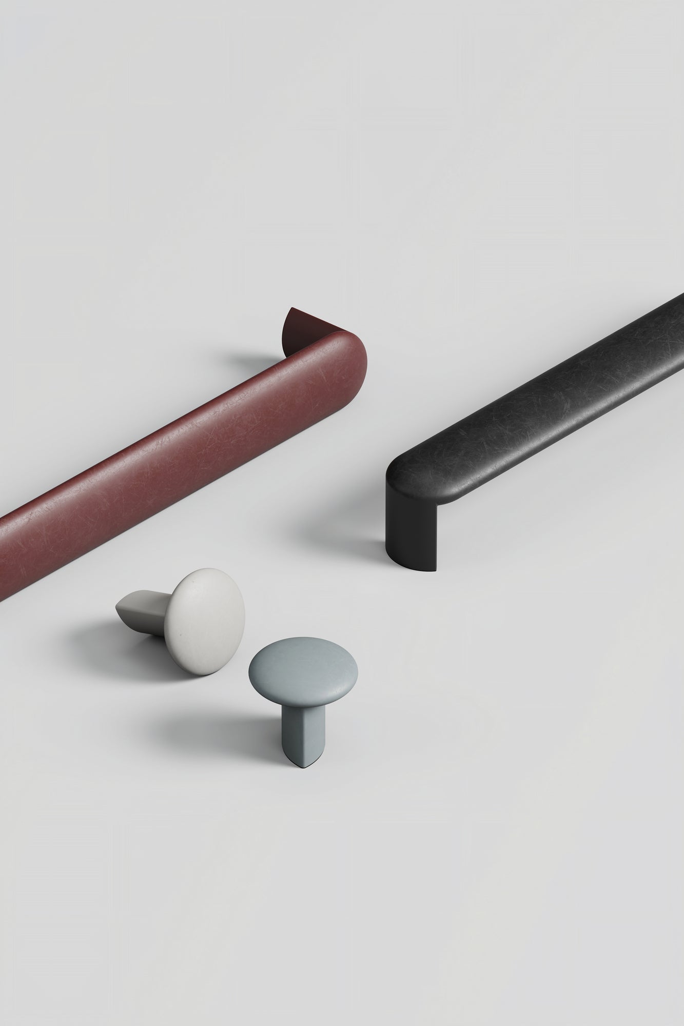 VOLUMI knop, OceanIX plastix, blå • Furnipart