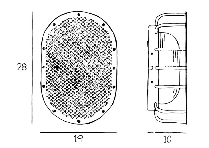 Night Rider væglampe, sort • Design by Us