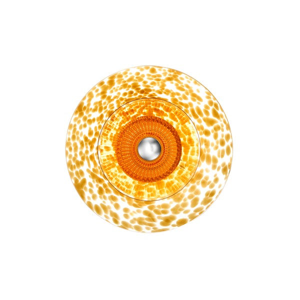Disco Rama Wandleuchte, amber • Design by Us