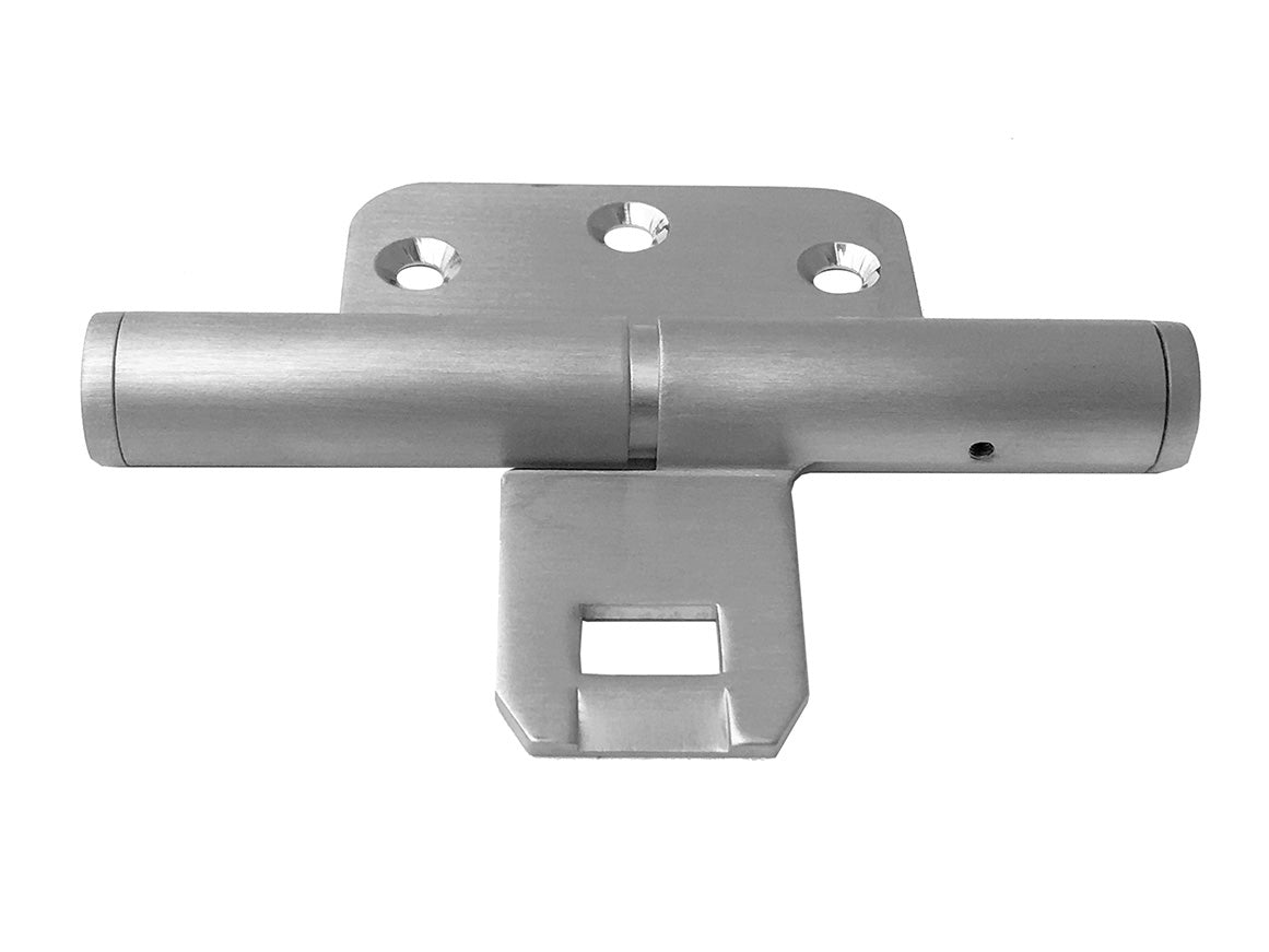 Hamborg snap-on dørhængsel, mat forniklet