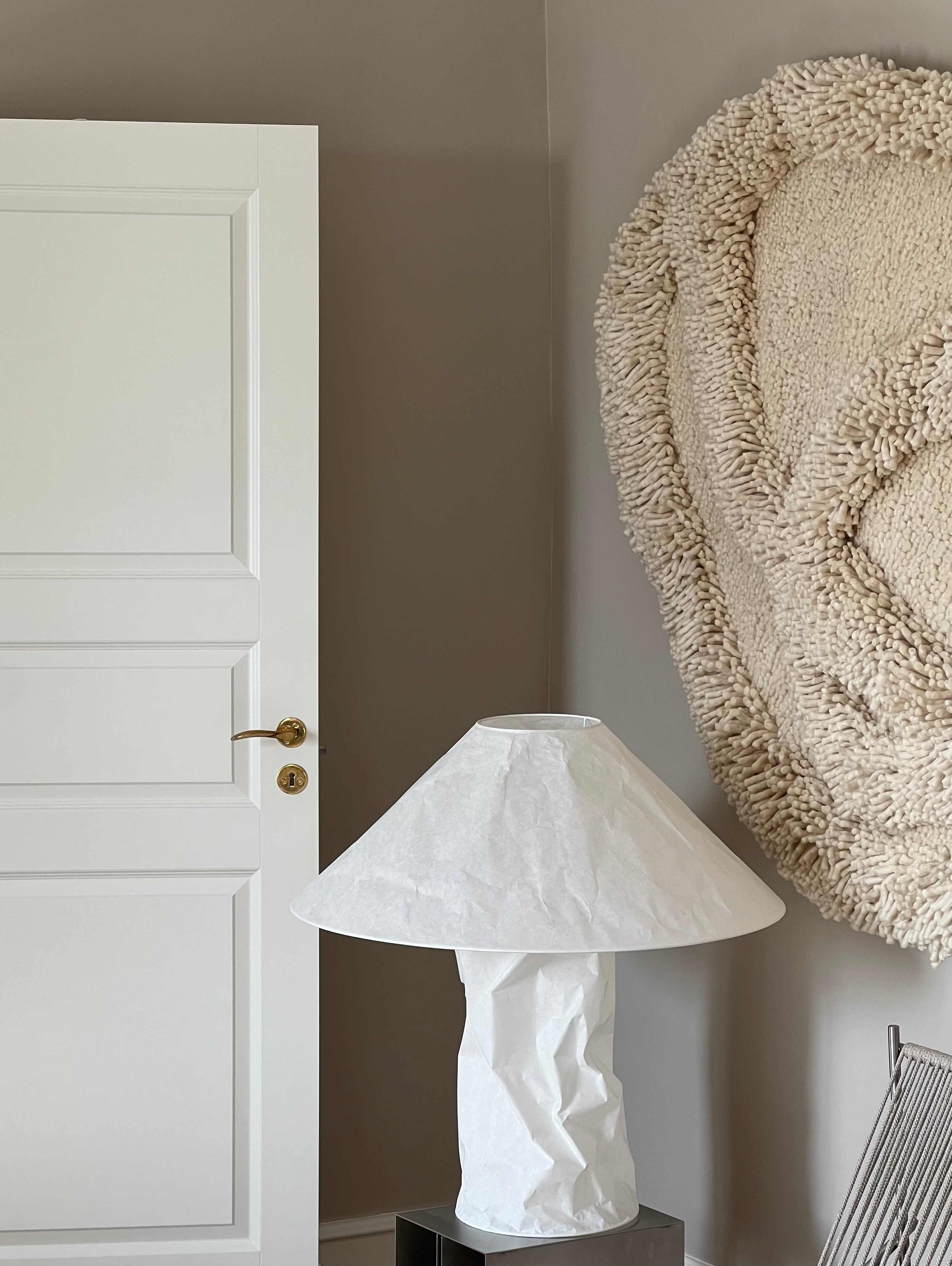 Arne Jacobsen Türgriff - AJ97 Türgriff aus poliertem Messing 97 mm. kleines Modell c/c 30 mm.