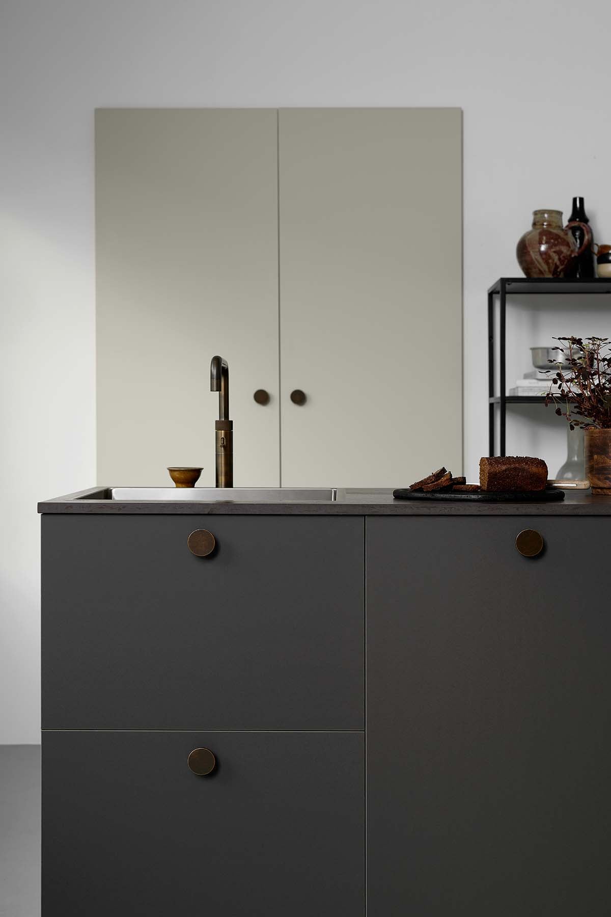 CIRCLE knop, zink, antik • Furnipart
