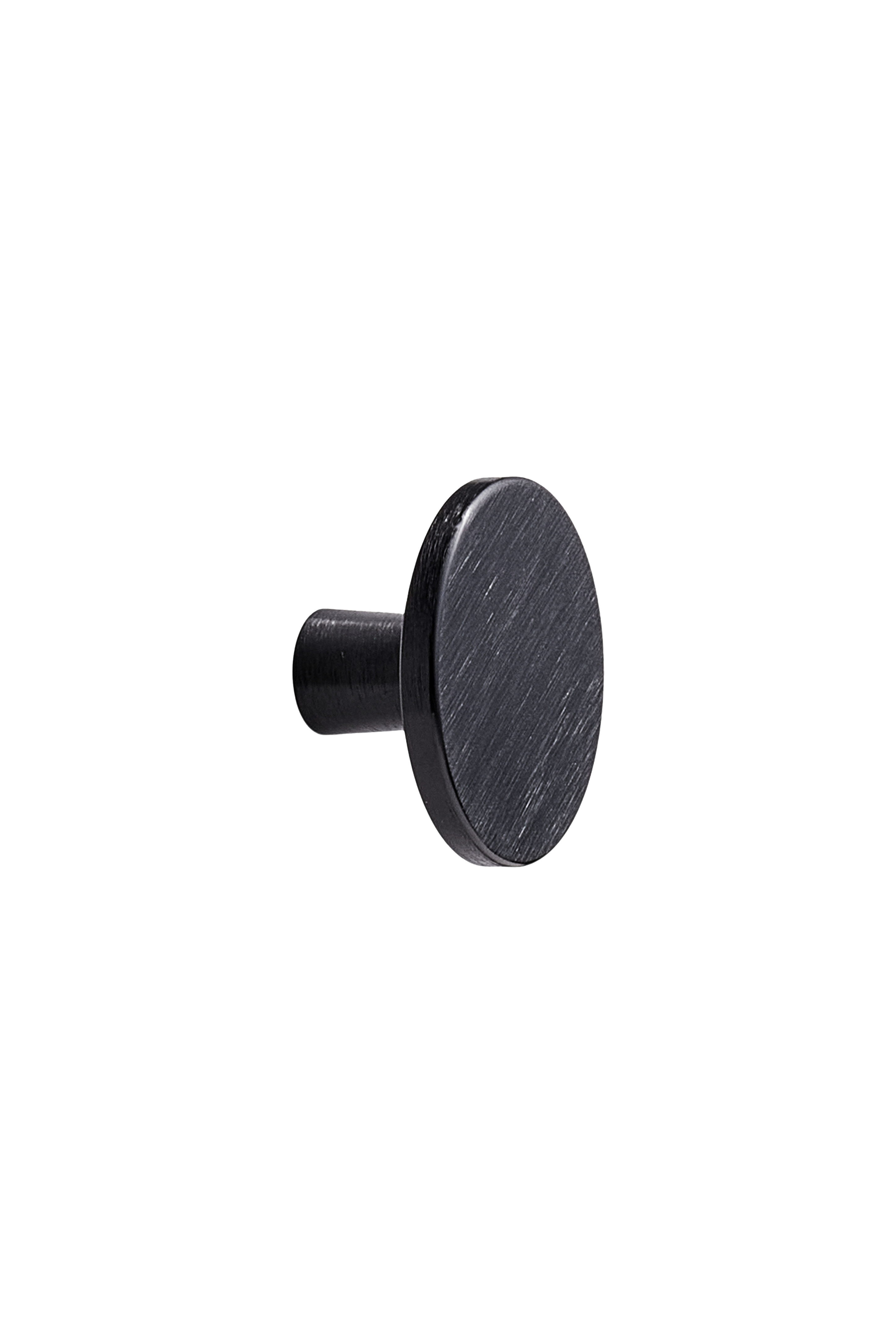 PLATO knop, aluminium, sort • Furnipart