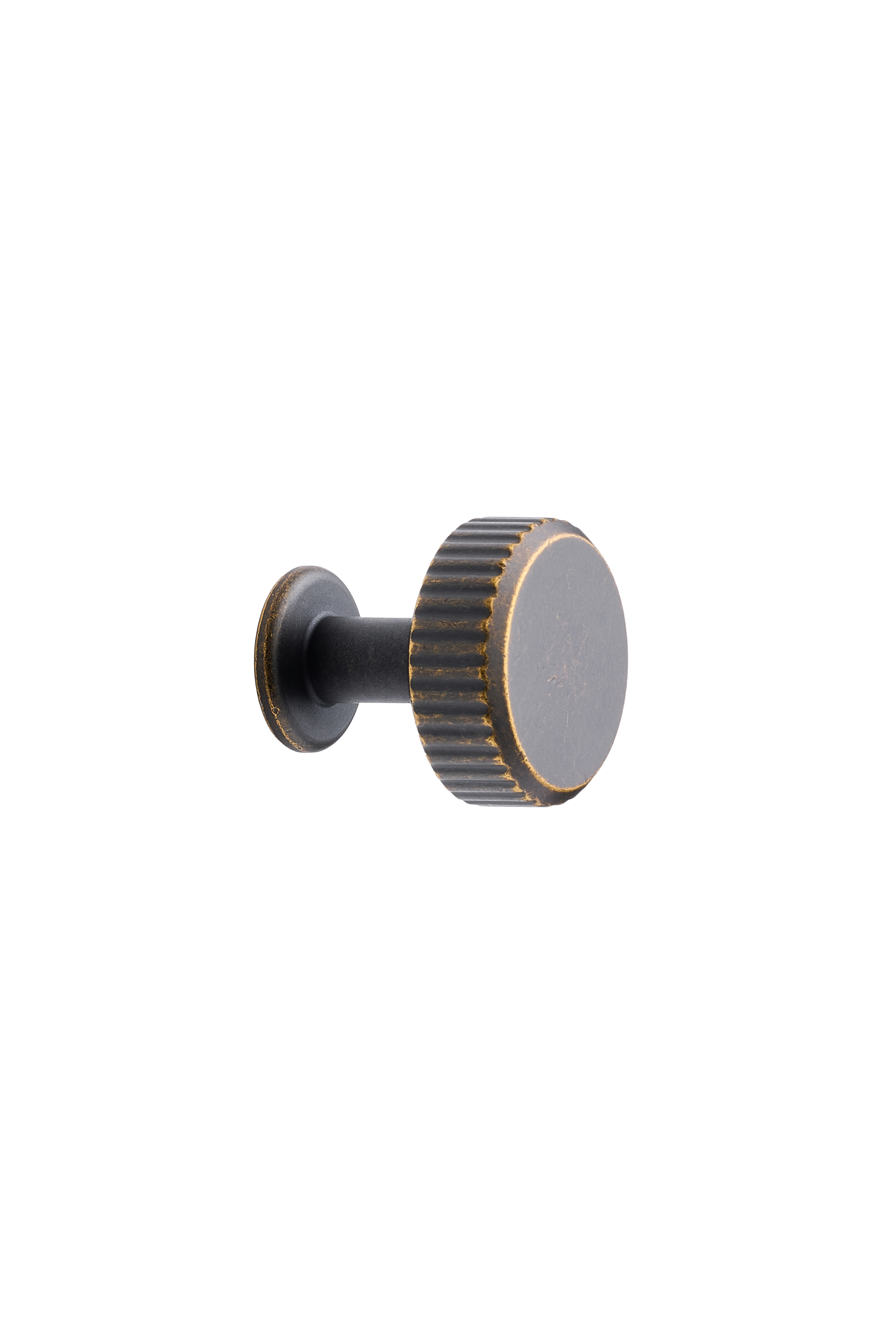 VILLA ROUND knop, zink, antik • Furnipart