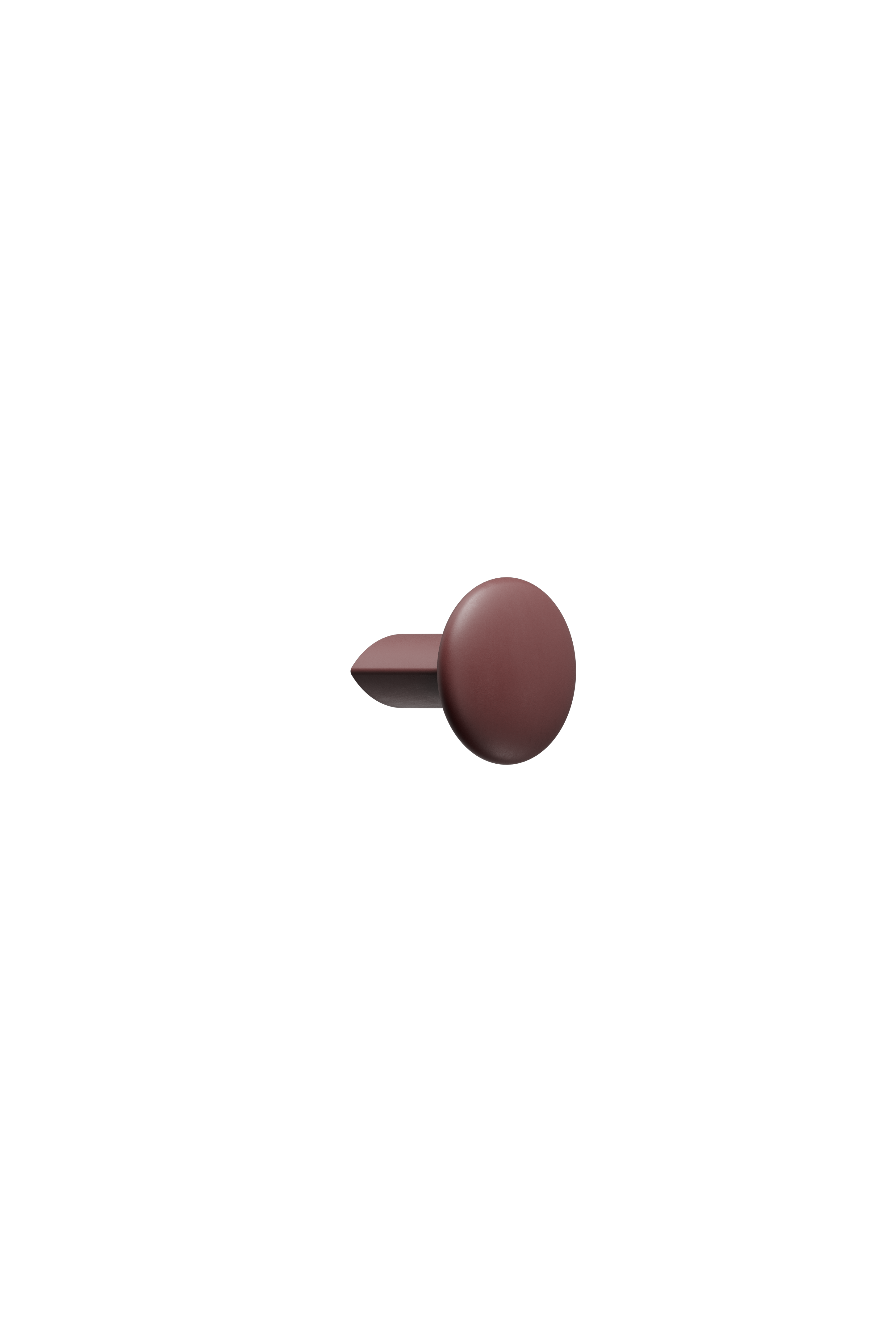 VOLUMI knop, OceanIX plastix, rød • Furnipart