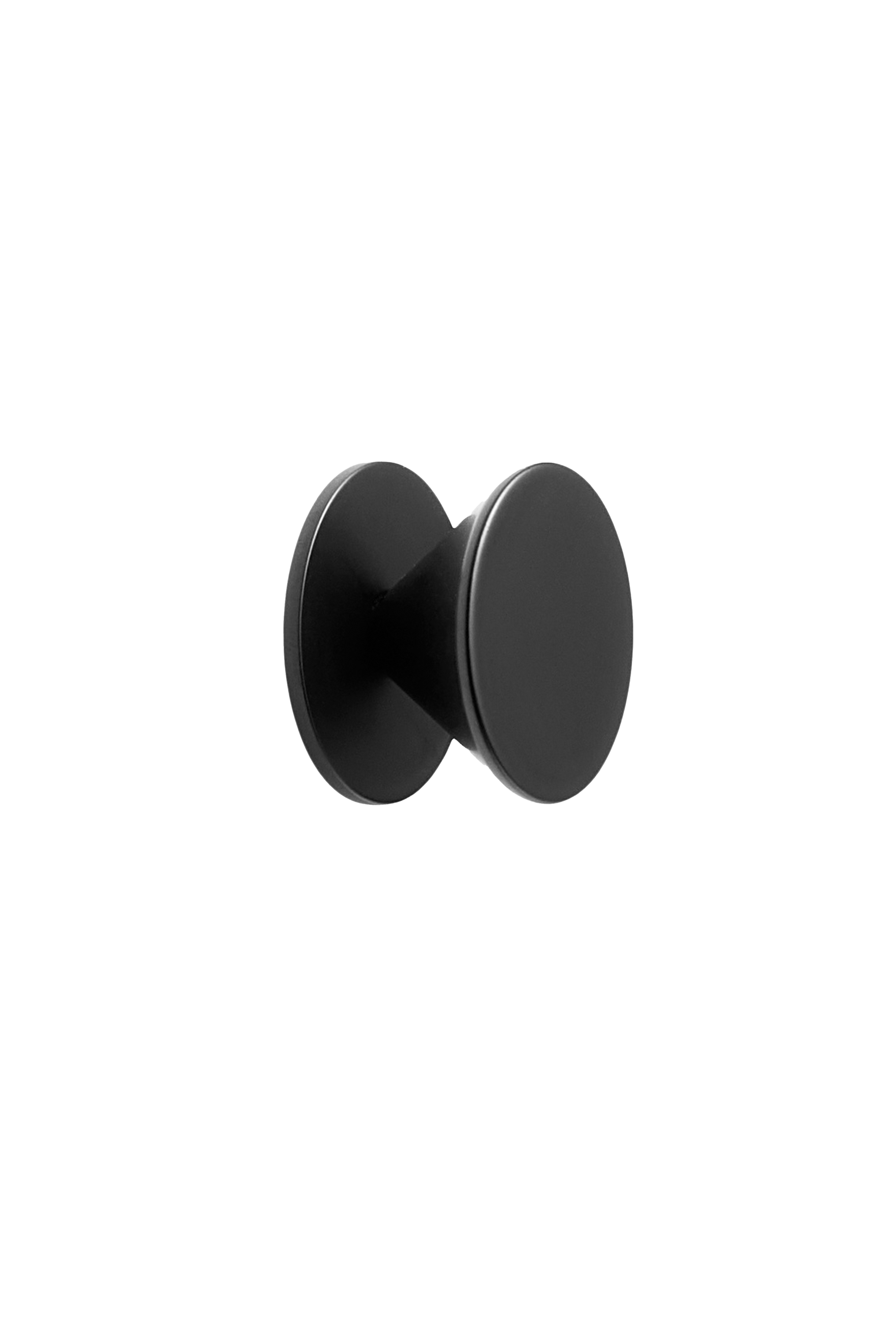 ORBIT knop, zink, sort • Furnipart