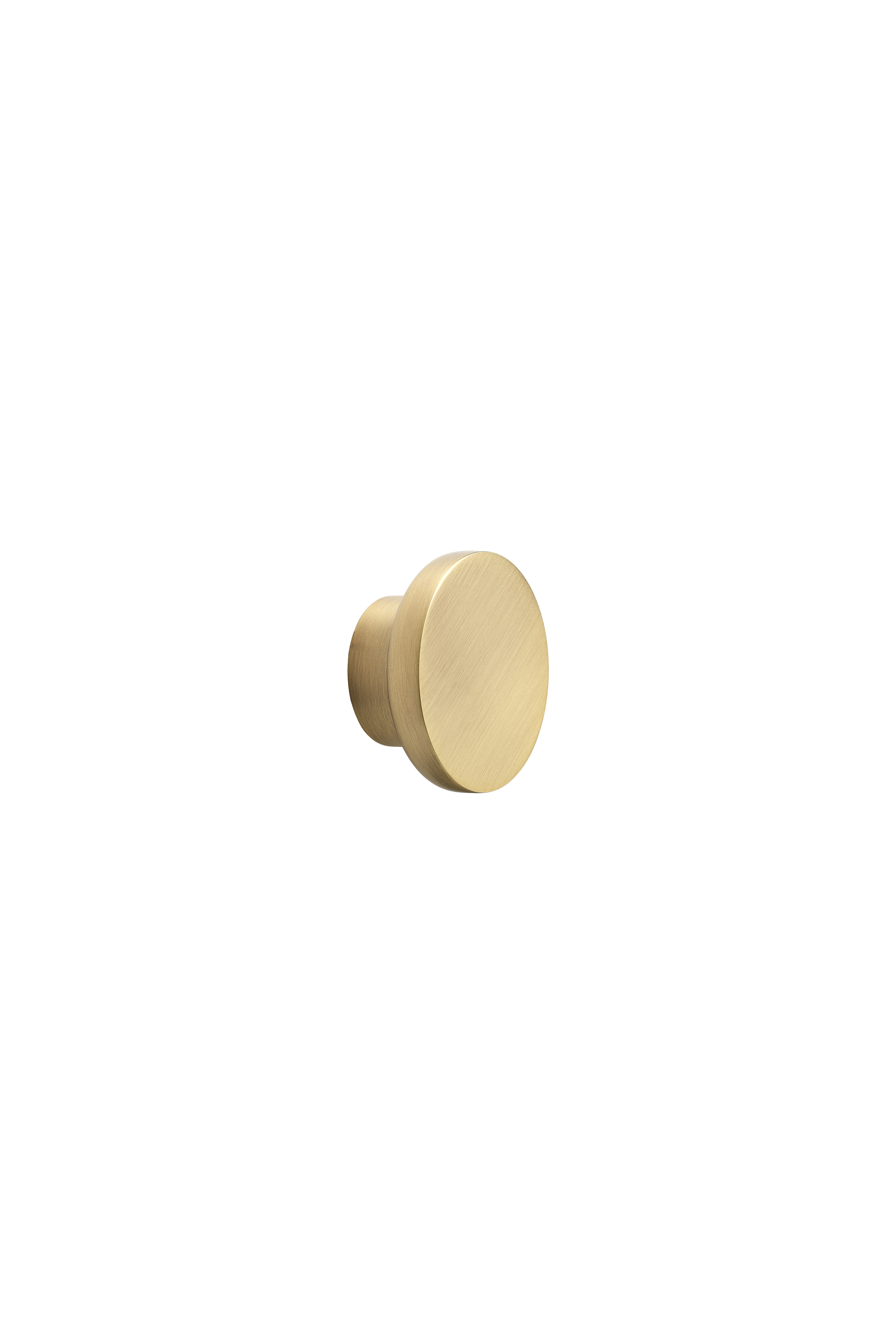 CIRCLE knop, zink, messing • Furnipart