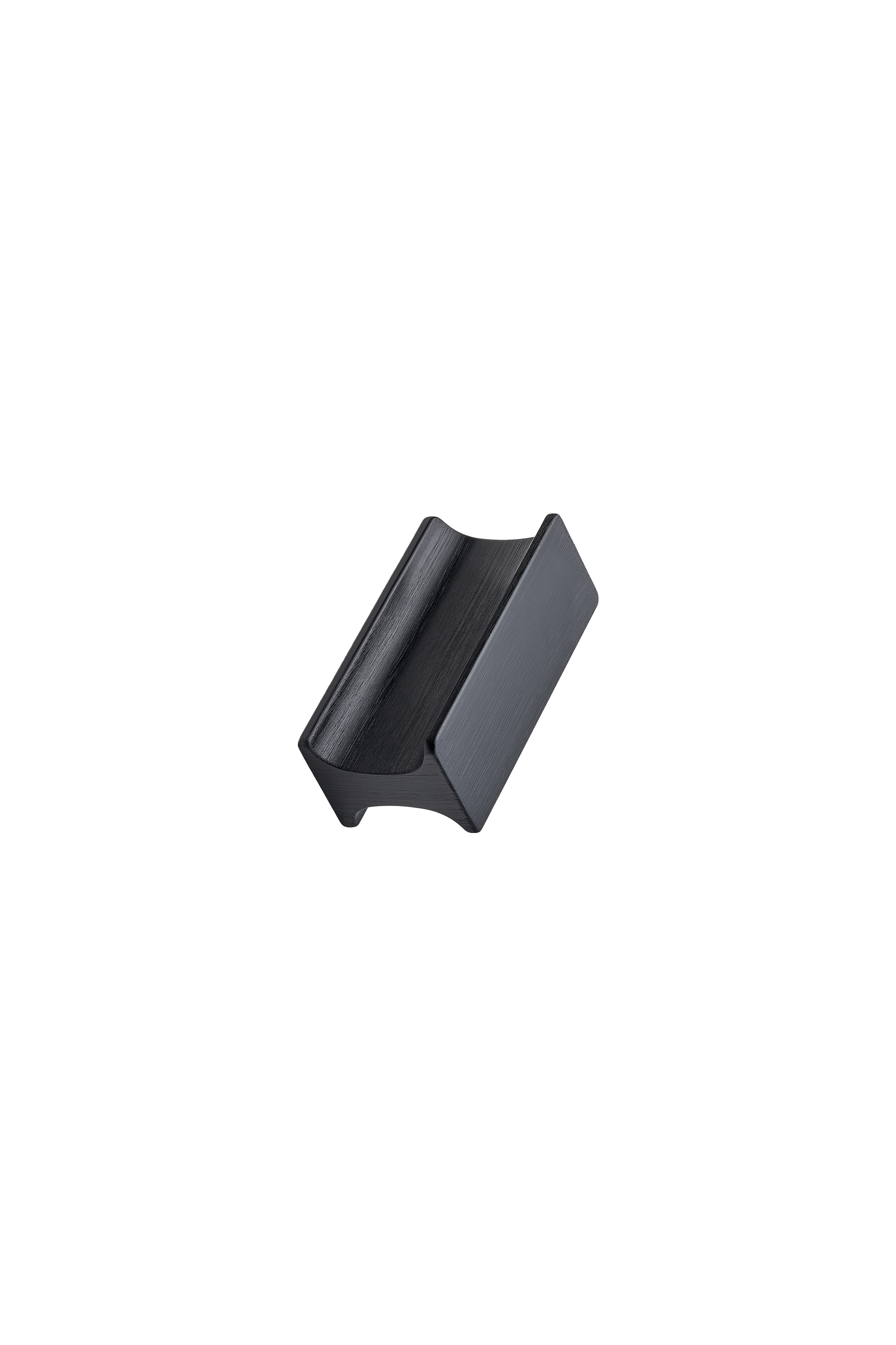 TRACK knop, aluminium, sort • Furnipart