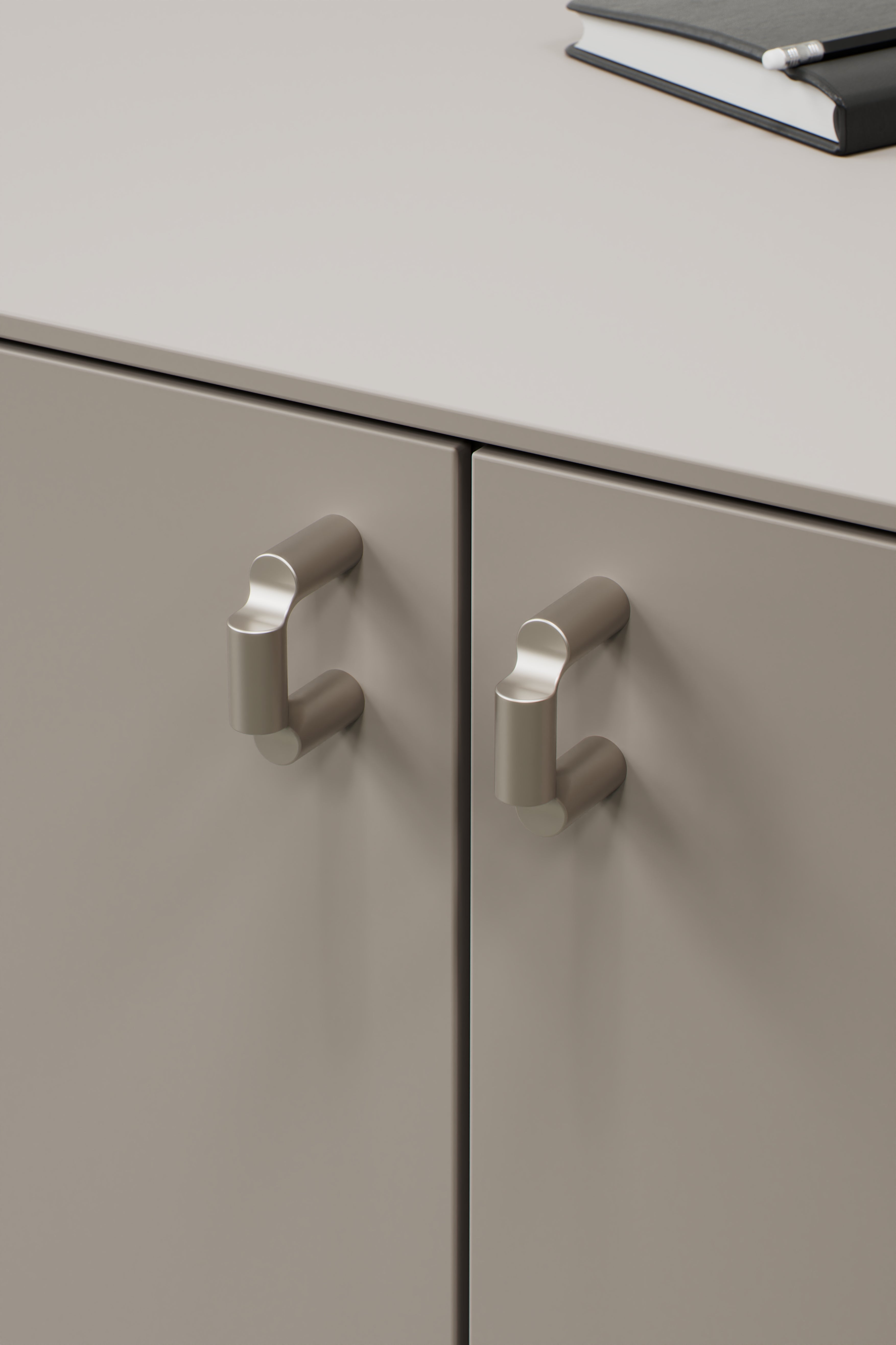 BREAK knop, zink, stål • Furnipart