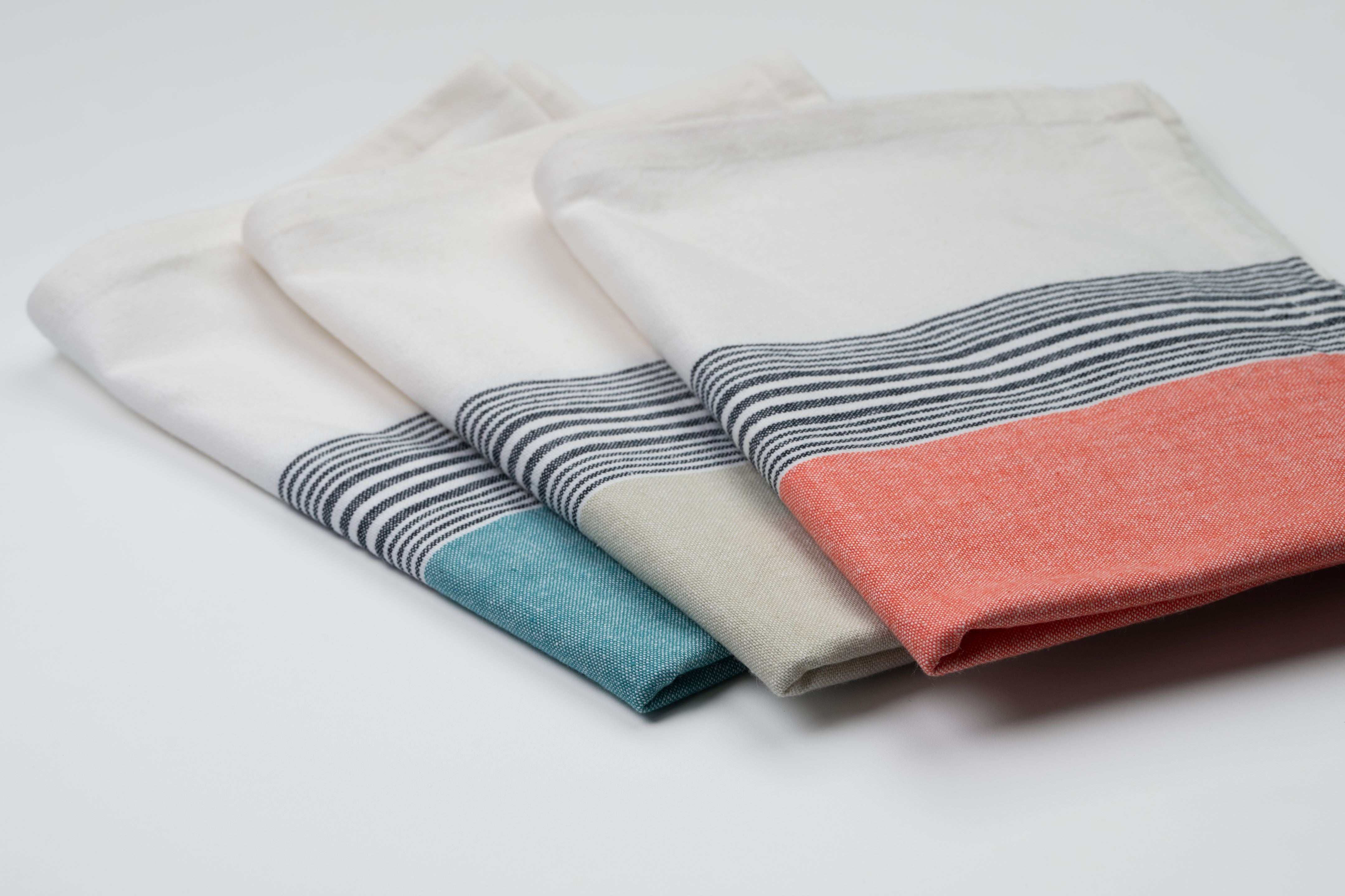 Viskestykker (2 stk.), rosa/sort/hvid • NORDICMODERN