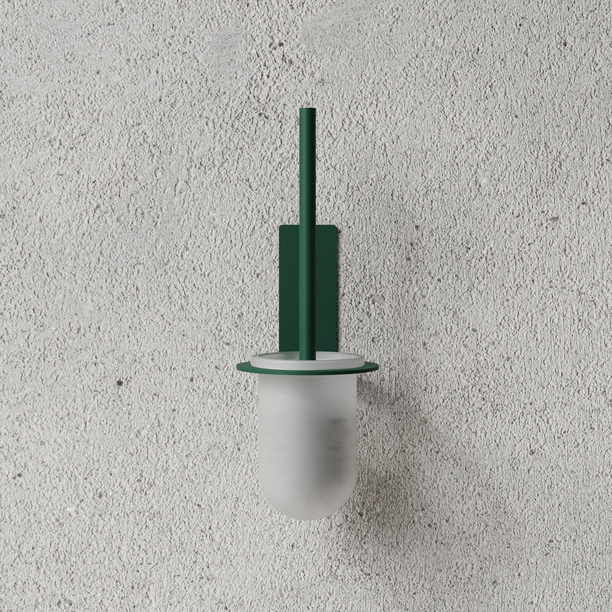Toiletbørste, grøn • NICHBA