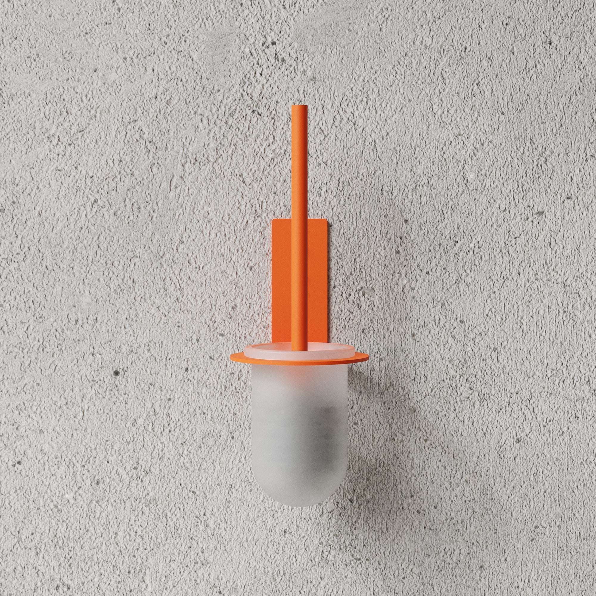 Toiletbørste, orange • NICHBA