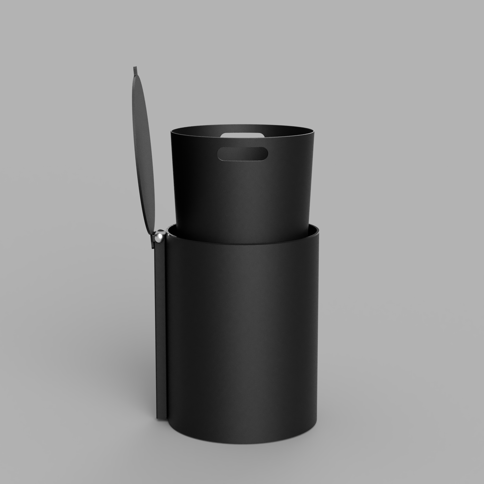 Toiletspand, sort • NICHBA