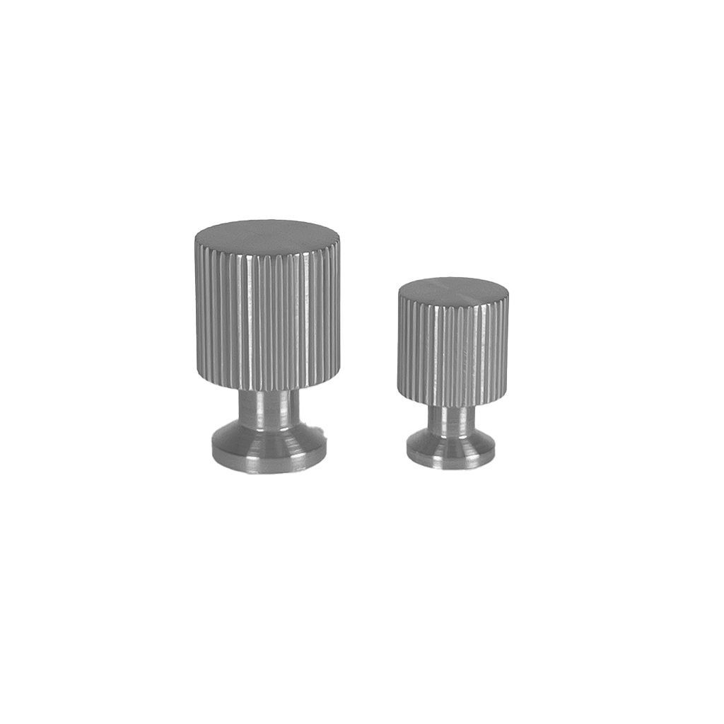 Marienlund møbelknop, 25 mm, rustfrit stål look • Chr. Jørgensen