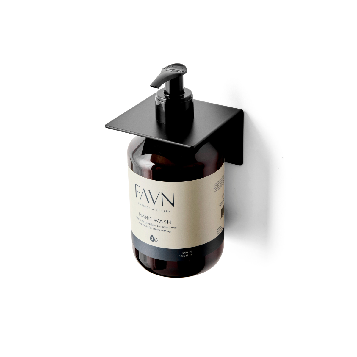 Smuk og enkel sæbeholder til dit badeværelse