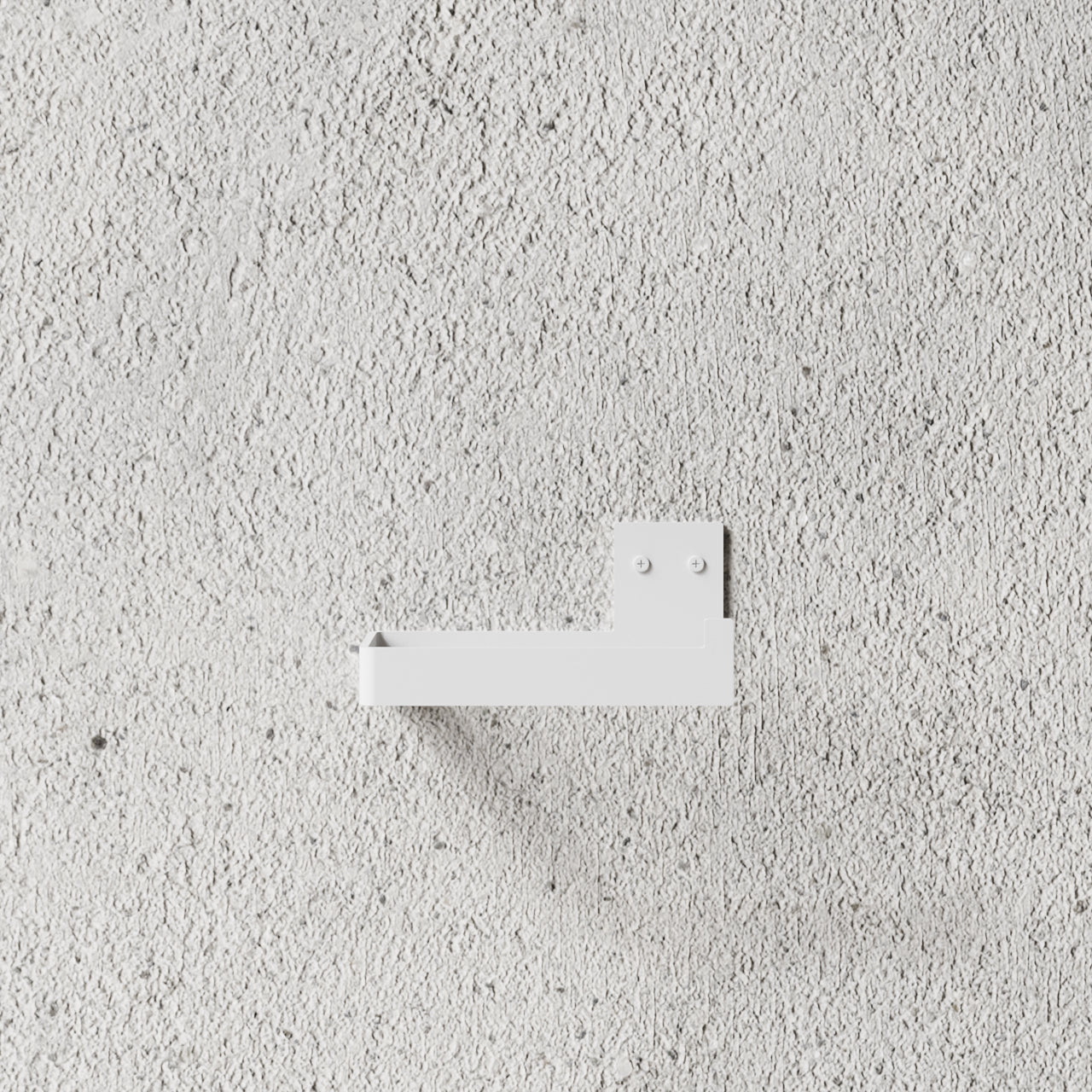 Toiletrulleholder, hvid • NICHBA