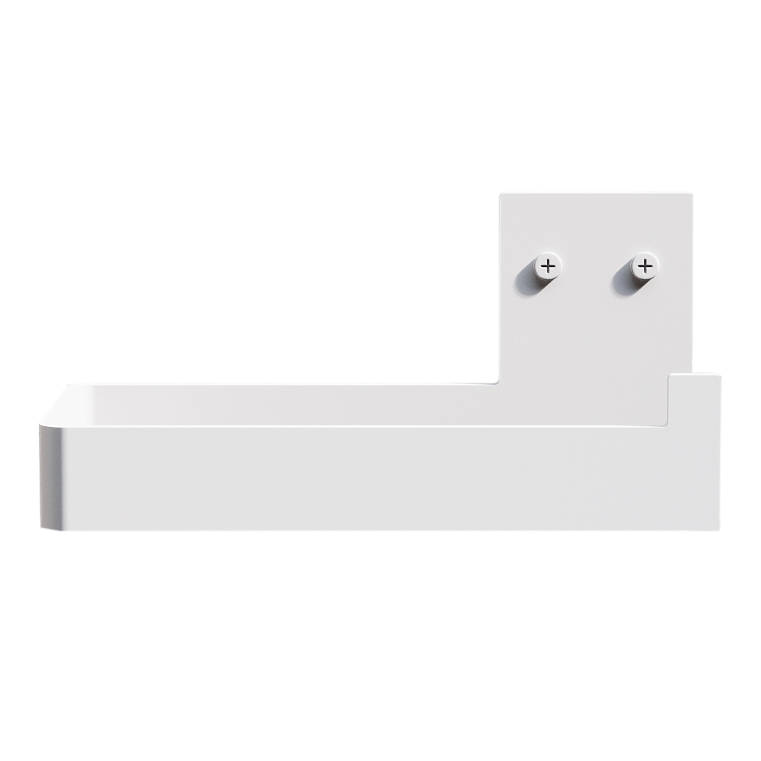 Toiletrulleholder, hvid • NICHBA