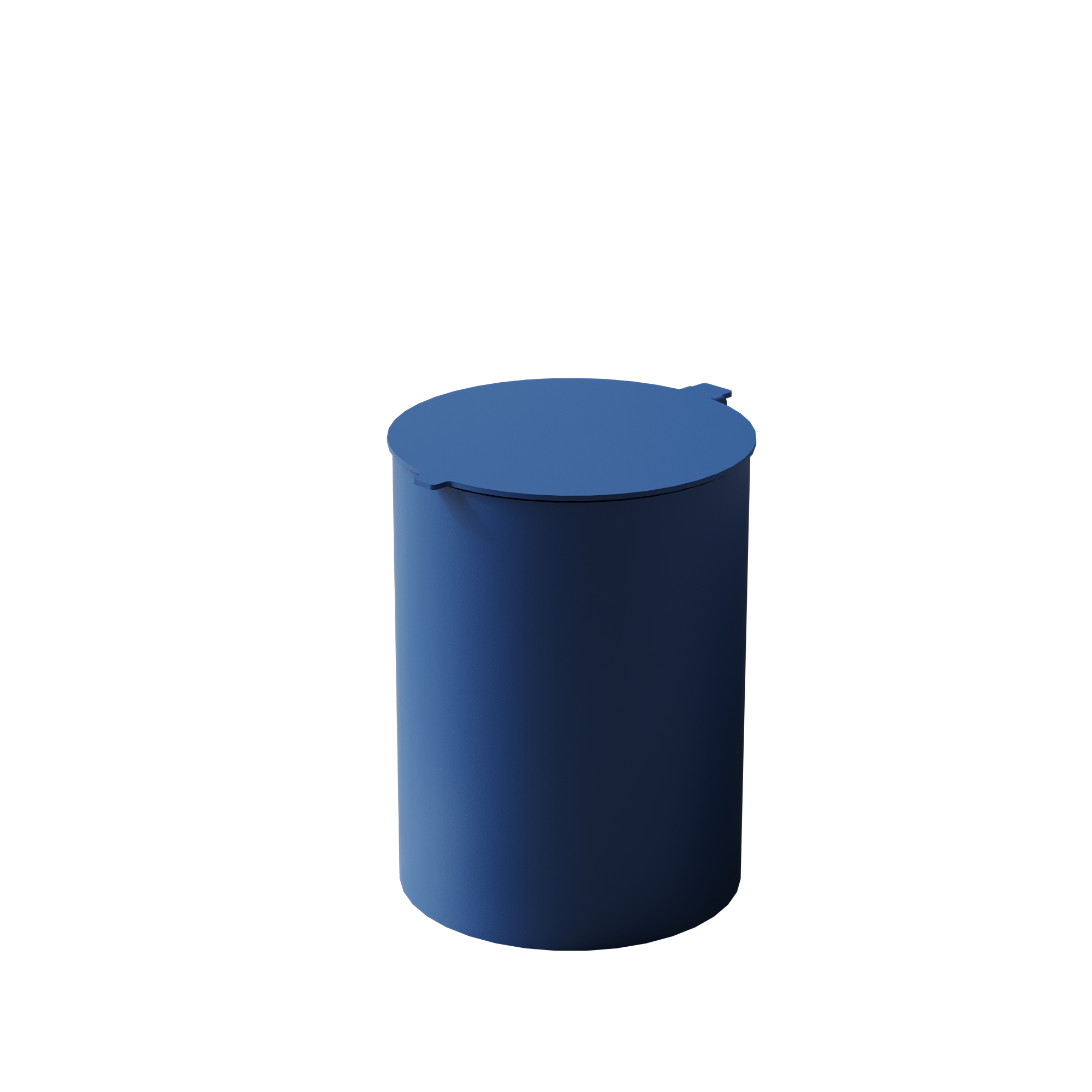 Toiletspand, blå • NICHBA