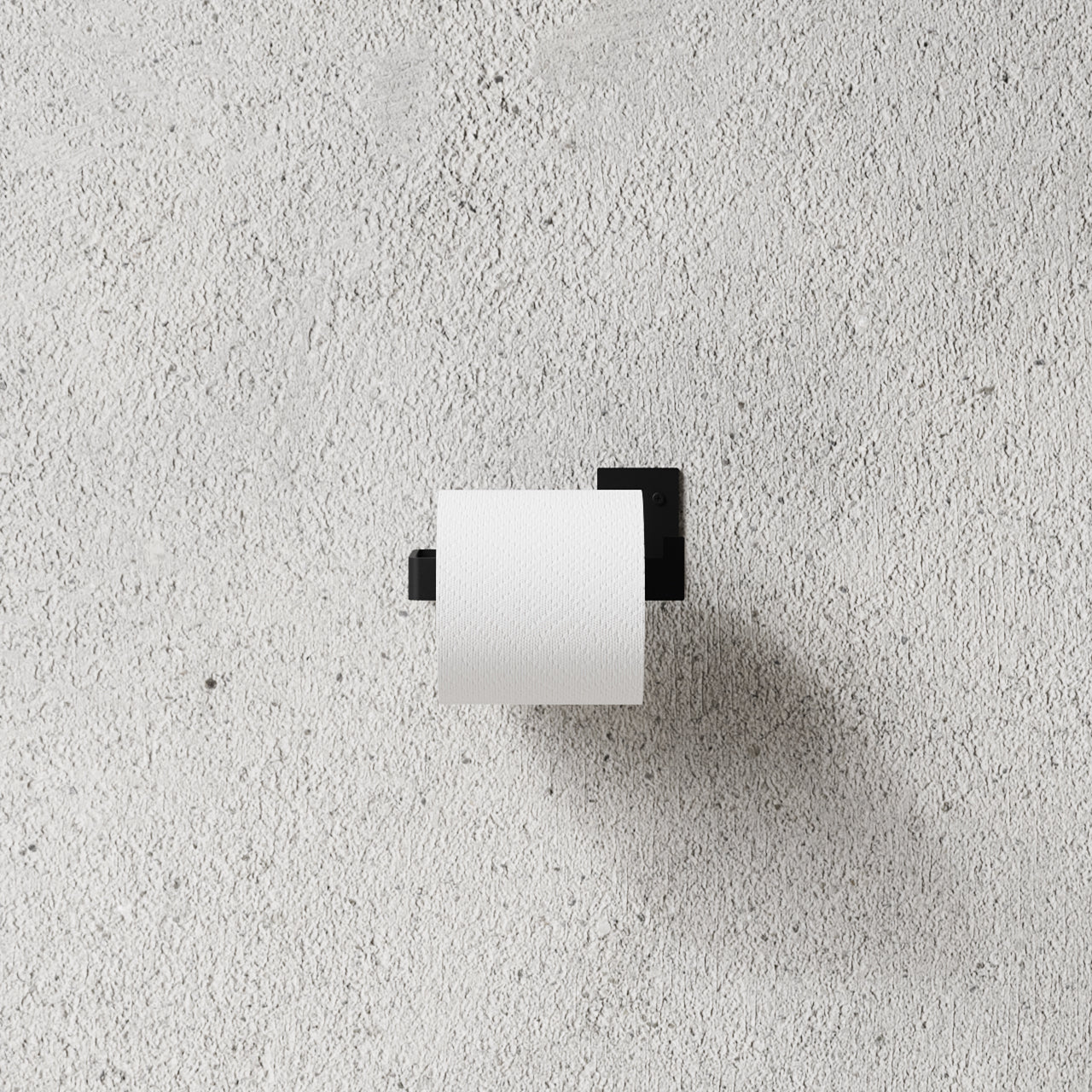 Toiletrulleholder, sort • NICHBA