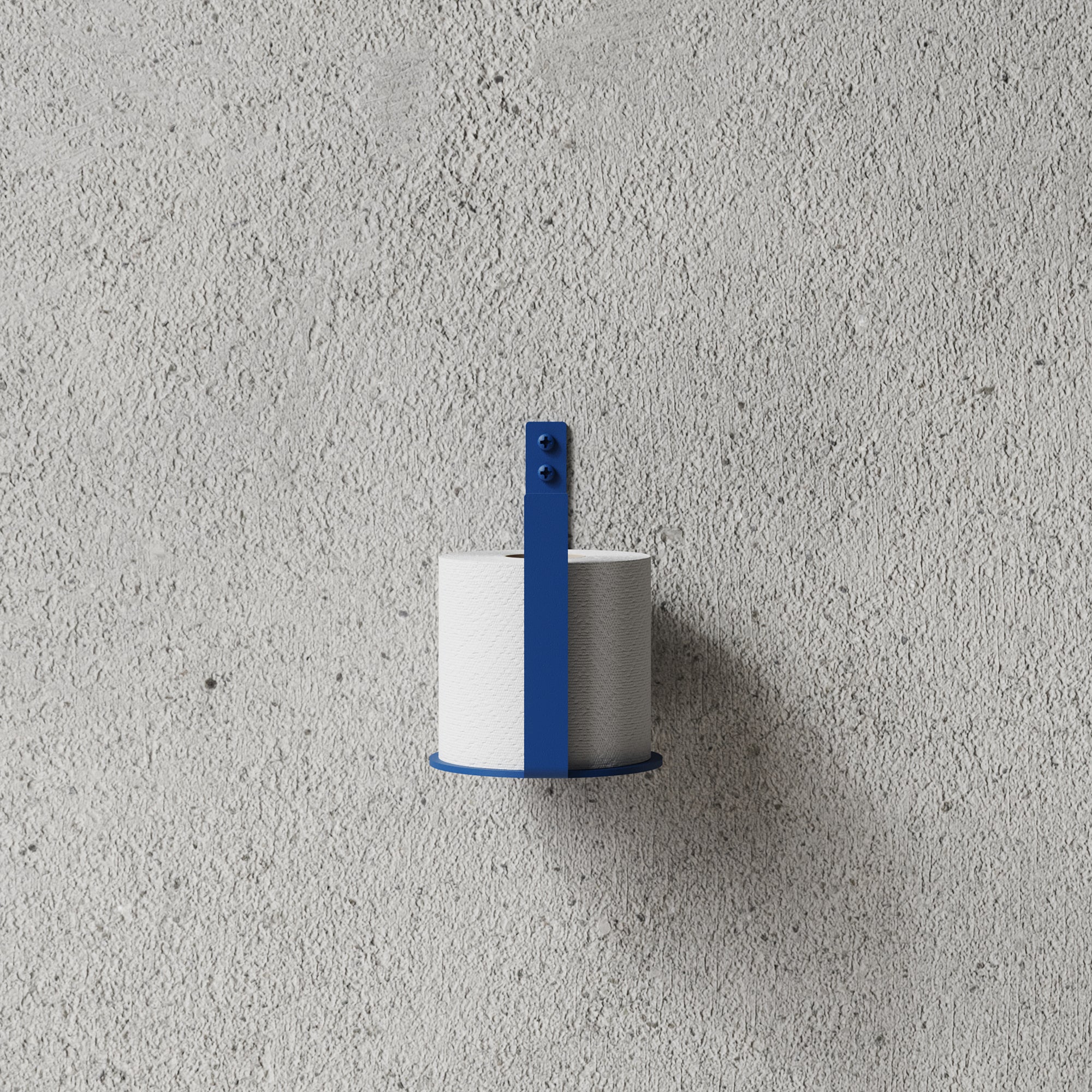 Ekstra toiletrulleholder (reserve), blå • NICHBA