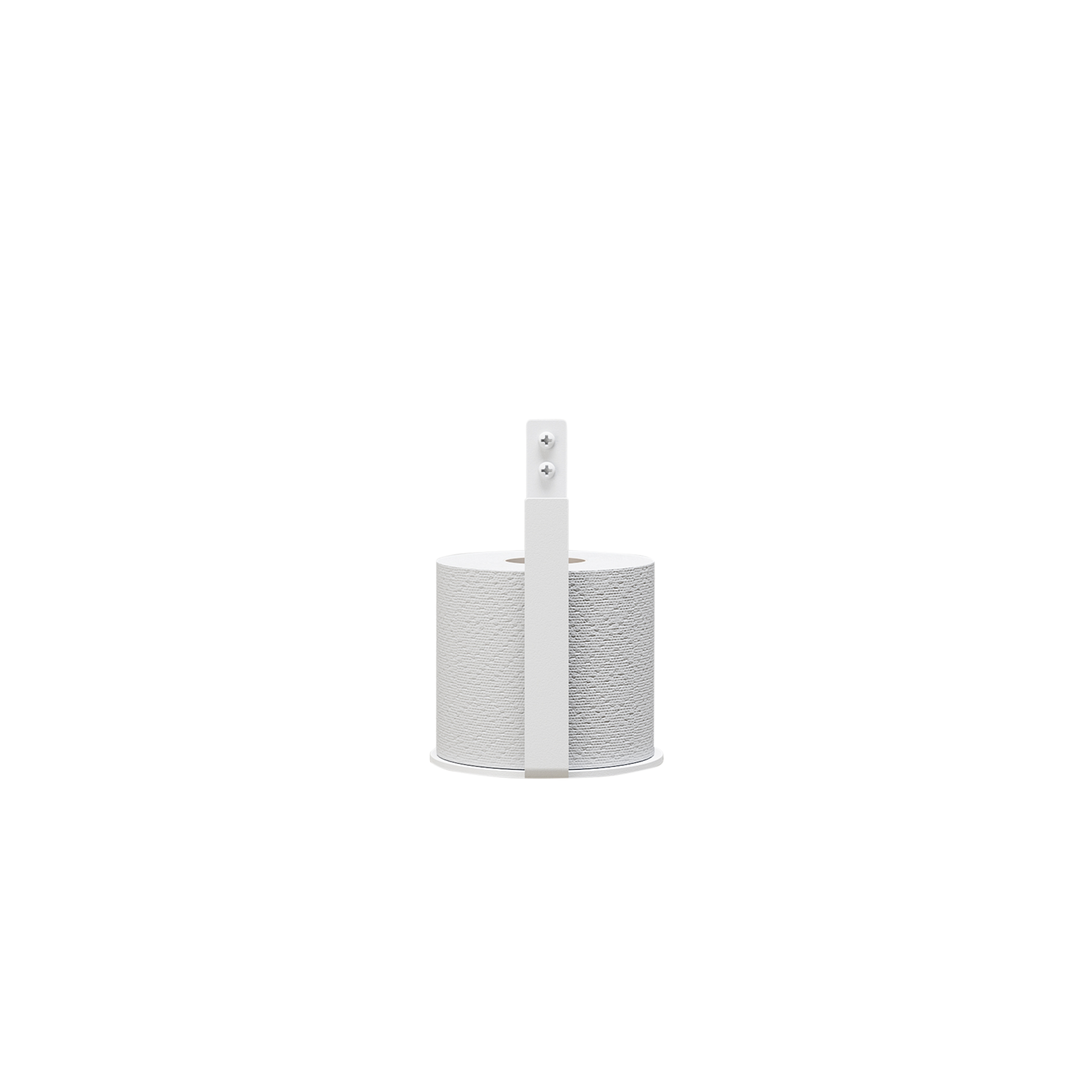 Ekstra toiletrulleholder (reserve), hvid • NICHBA
