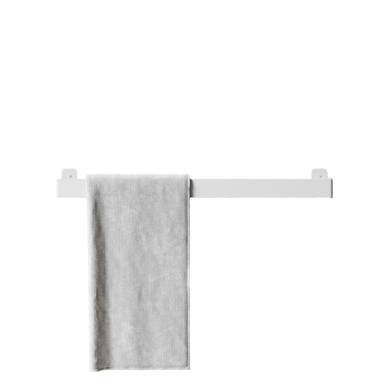 Håndklædeholder, hvid • NICHBA
