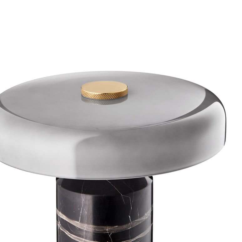 Trip Portable bordlampe, ash/grey glossy • Design by Us