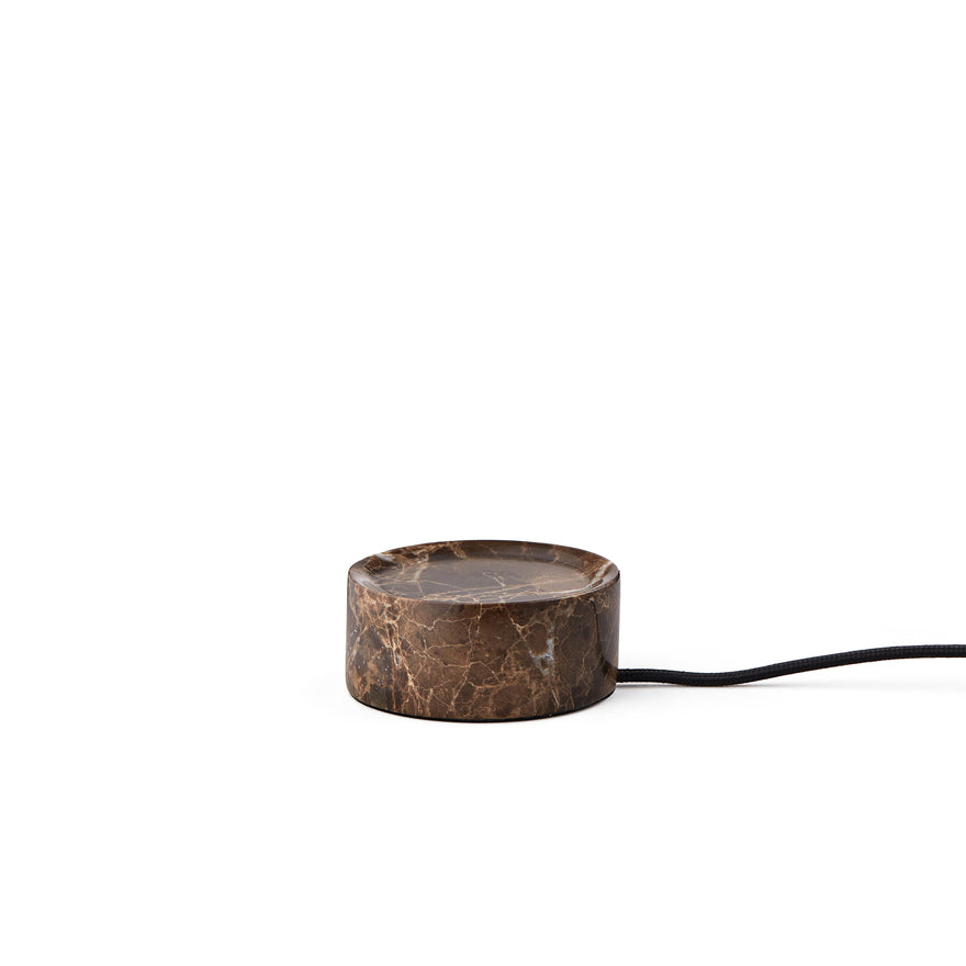 Trip Portable bordlampe, dark emperador/opal glossy • Design by Us