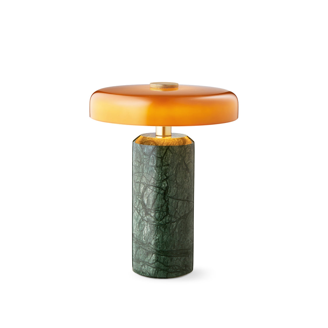 Trip Portable bordlampe, moss/amber glossy • Design by Us