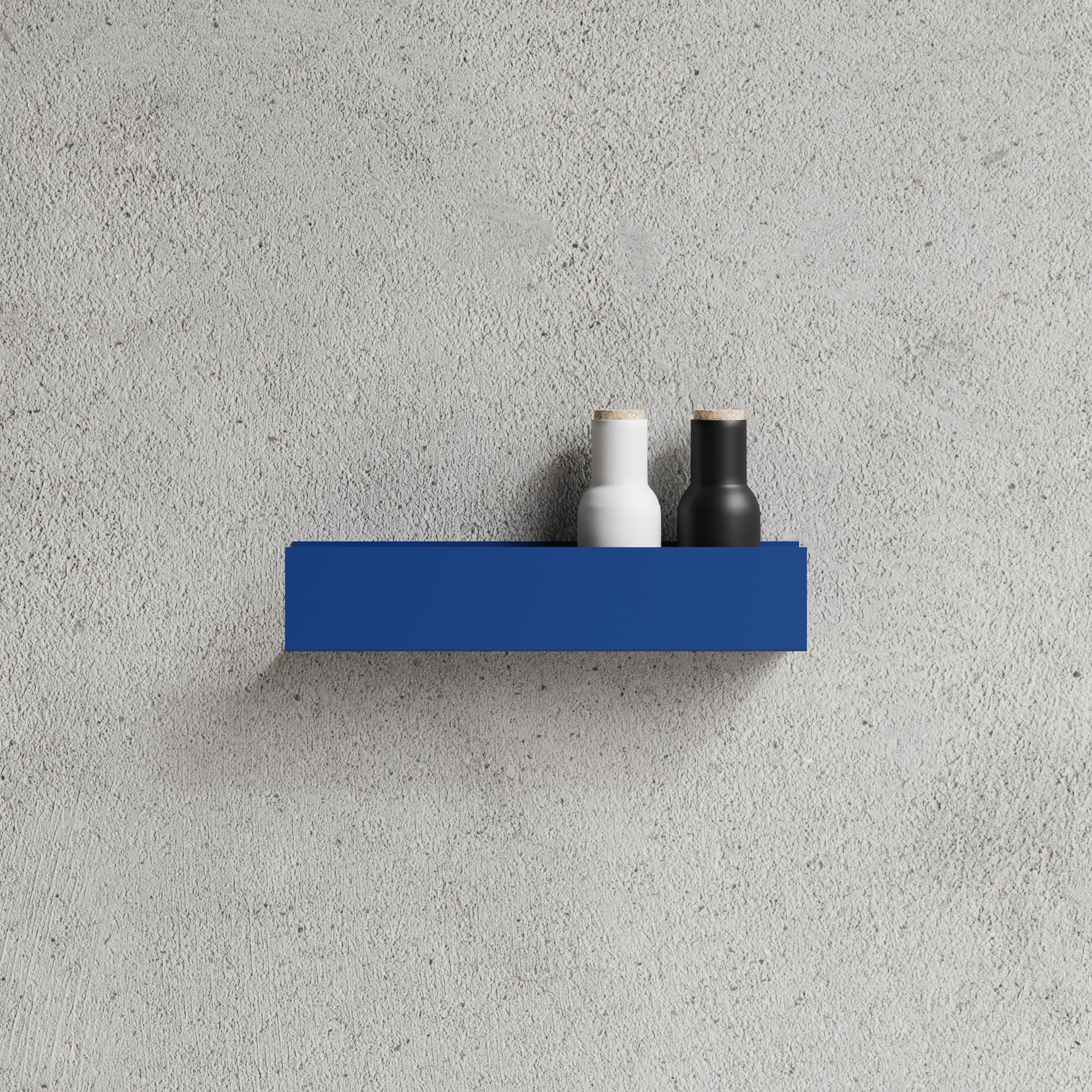 Væghylde 40U, blå • NICHBA