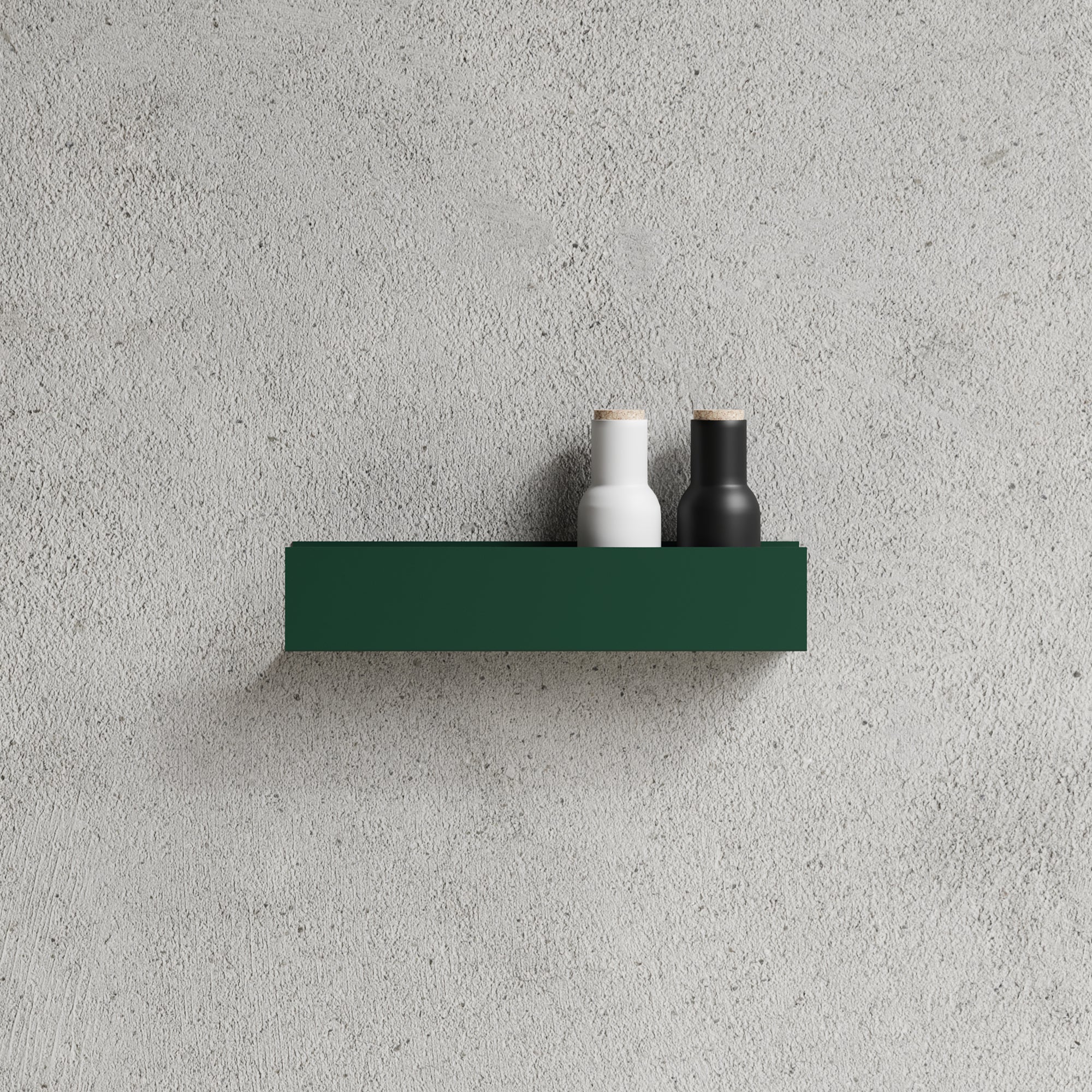 Væghylde 40U, grøn • NICHBA