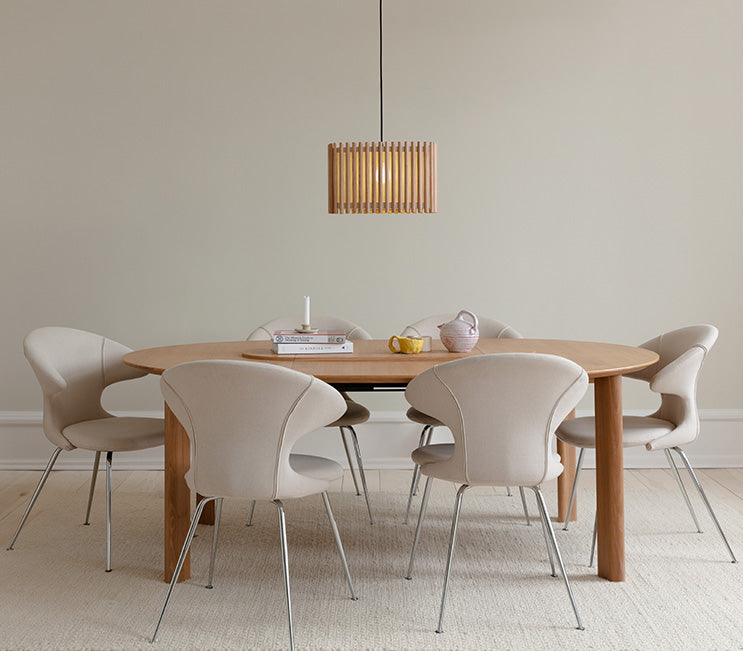 Komorebi Square pendel, egetræ og sort • UMAGE