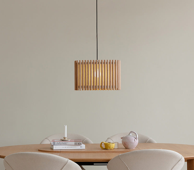 Komorebi Square pendel, egetræ og sort • UMAGE