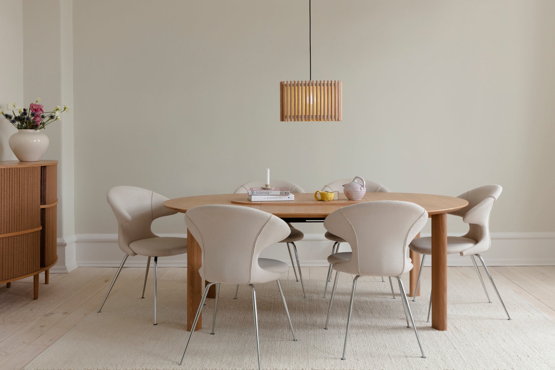 Komorebi Square pendel, egetræ og sort • UMAGE