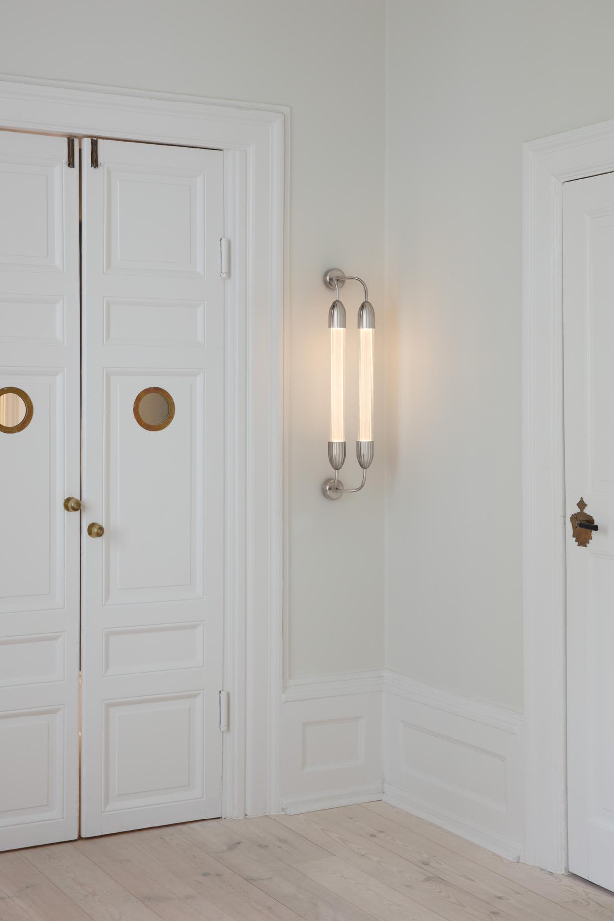 Lemon Squeeze Wall Double, væglampe, poleret stål • UMAGE