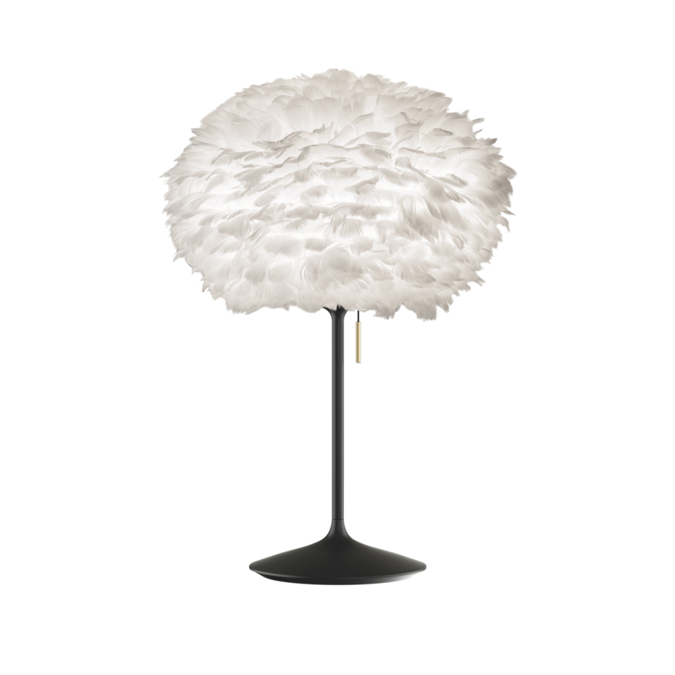 Eos bordlampe, hvid og sort • UMAGE