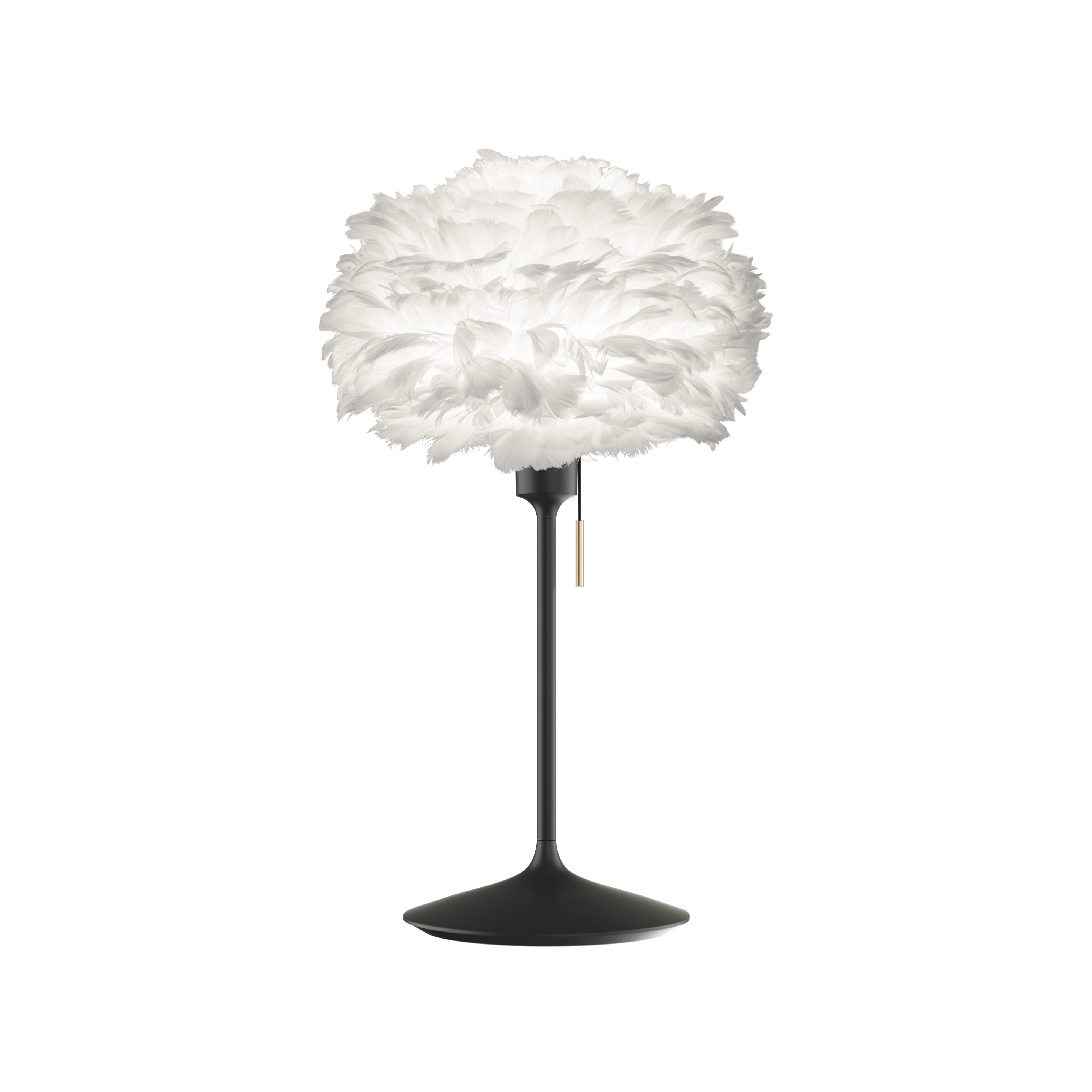 Eos bordlampe, hvid og sort • UMAGE