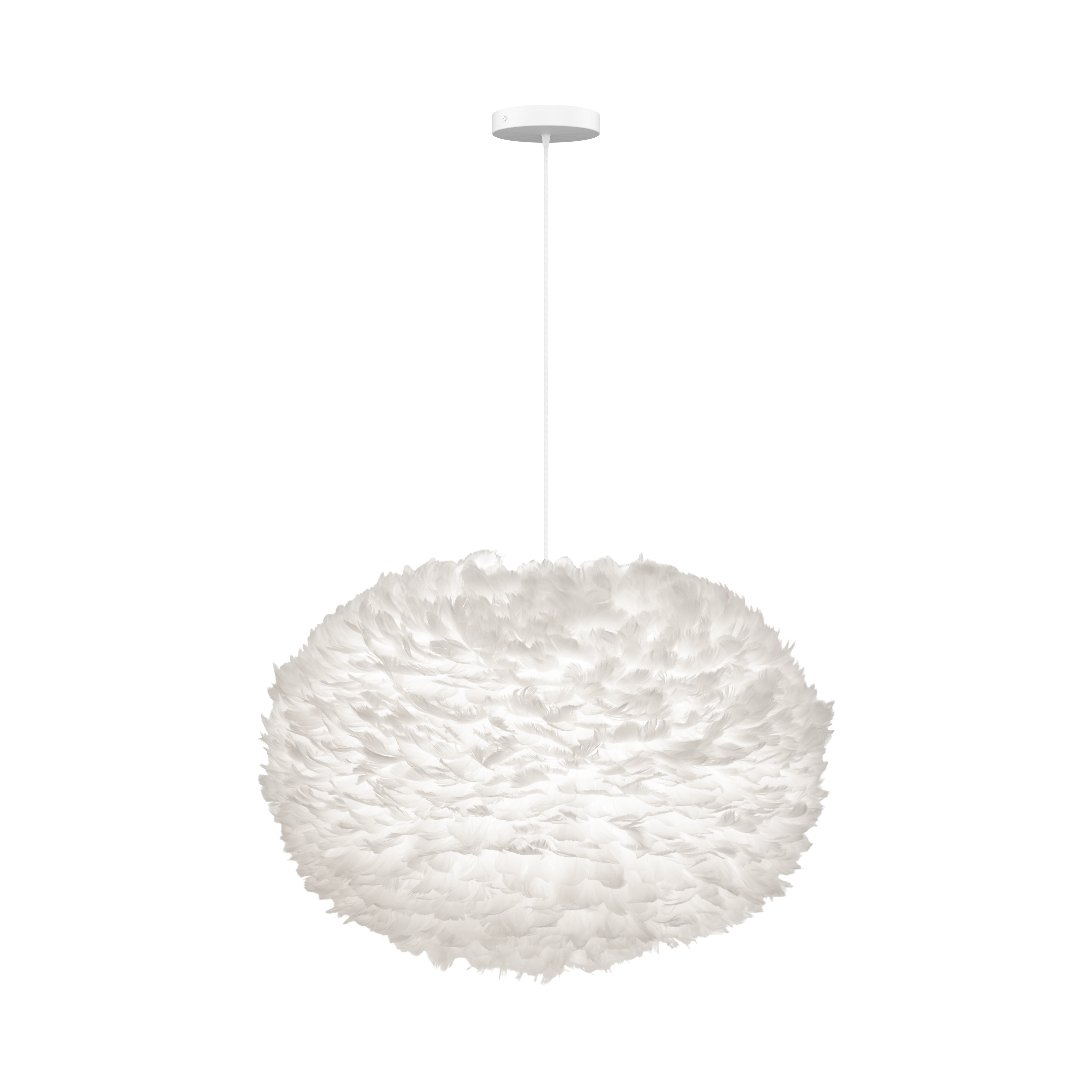 Eos pendel med roset, hvid • UMAGE